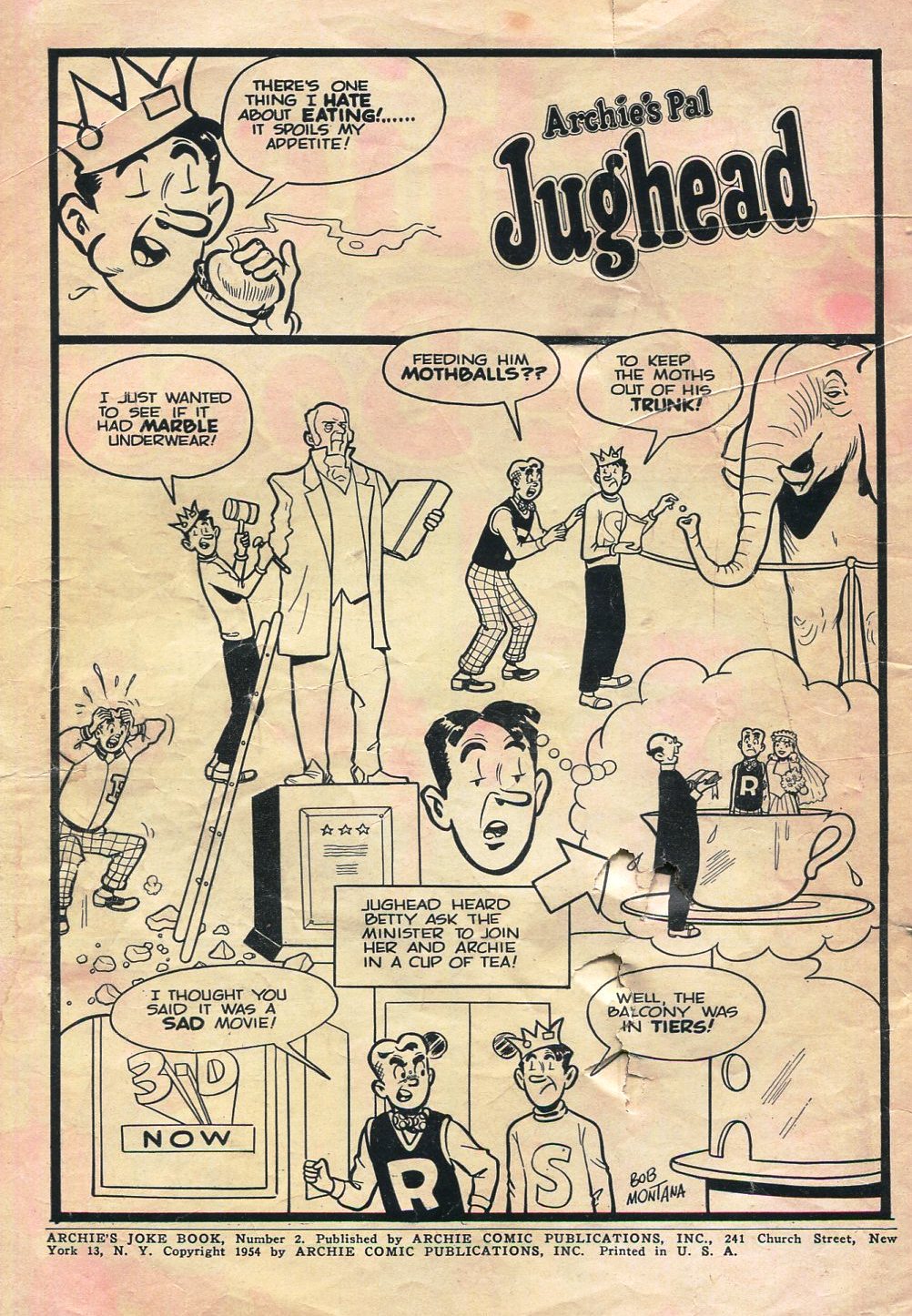 Read online Archie's Joke Book Magazine comic -  Issue #2 - 2