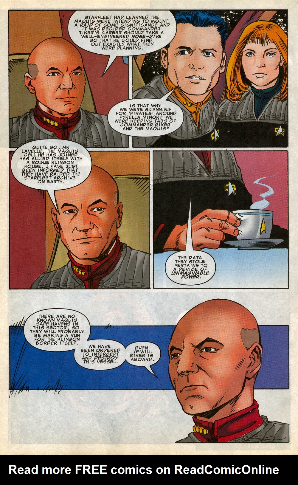 Read online Star Trek: The Next Generation - Riker comic -  Issue # Full - 28