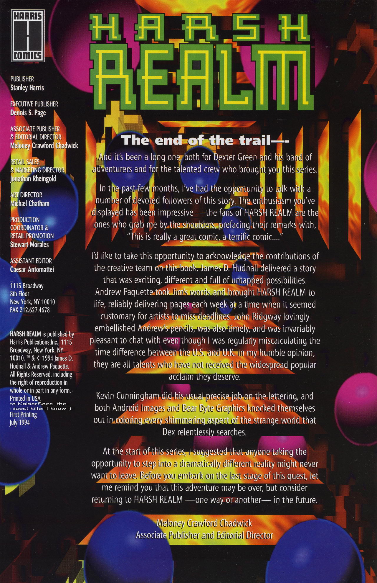 Read online Harsh Realm comic -  Issue #6 - 2