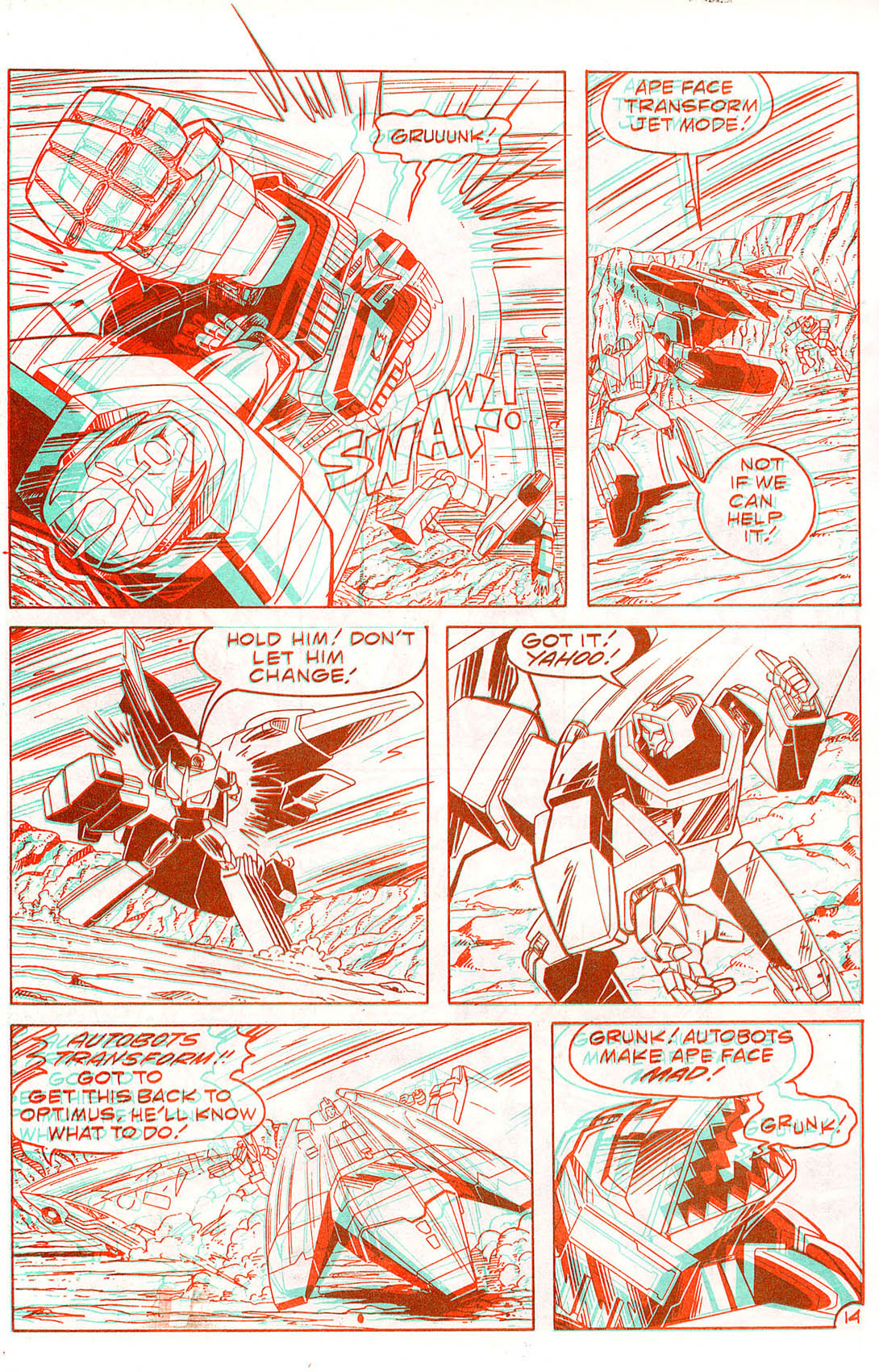 Read online The Transformers in 3-D comic -  Issue #3 - 15
