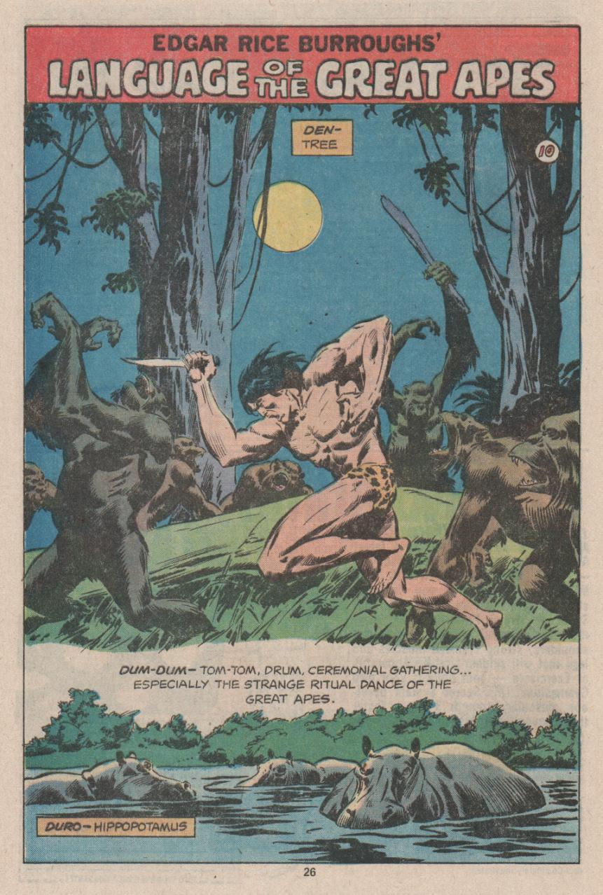 Read online Tarzan (1977) comic -  Issue #13 - 16