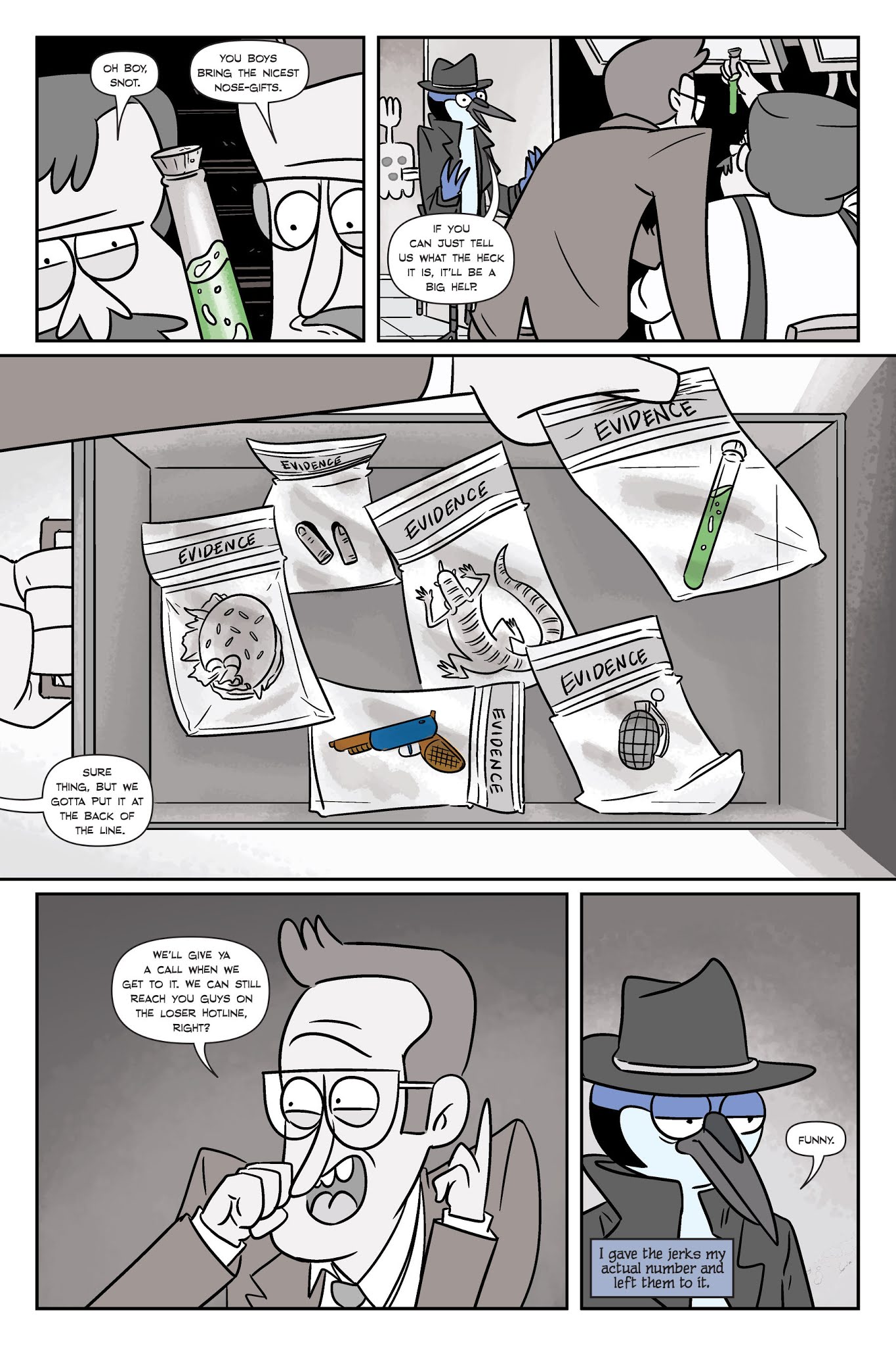 Read online Regular Show: Noir Means Noir, Buddy comic -  Issue # TPB (Part 1) - 29