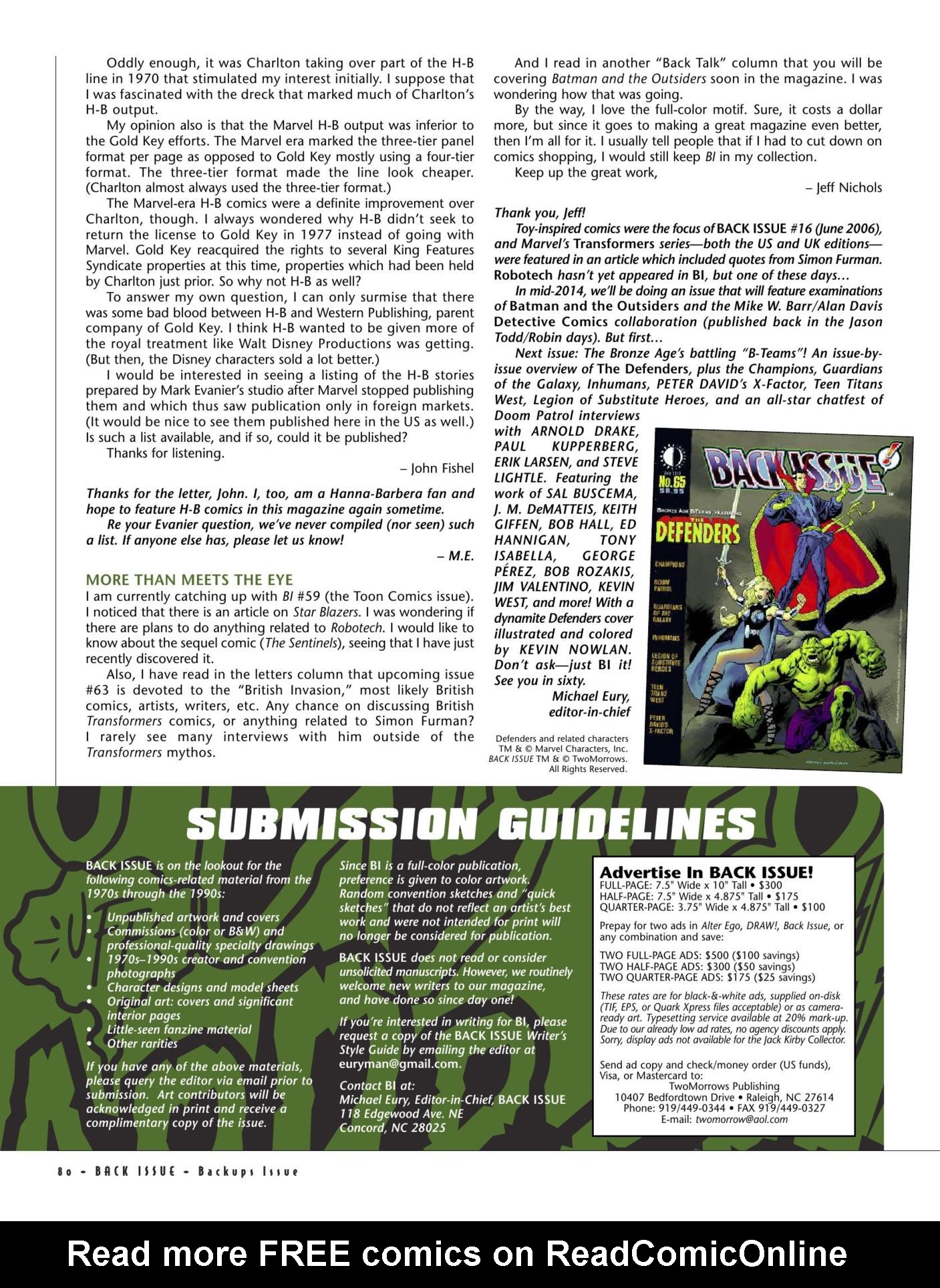 Read online Back Issue comic -  Issue #64 - 82