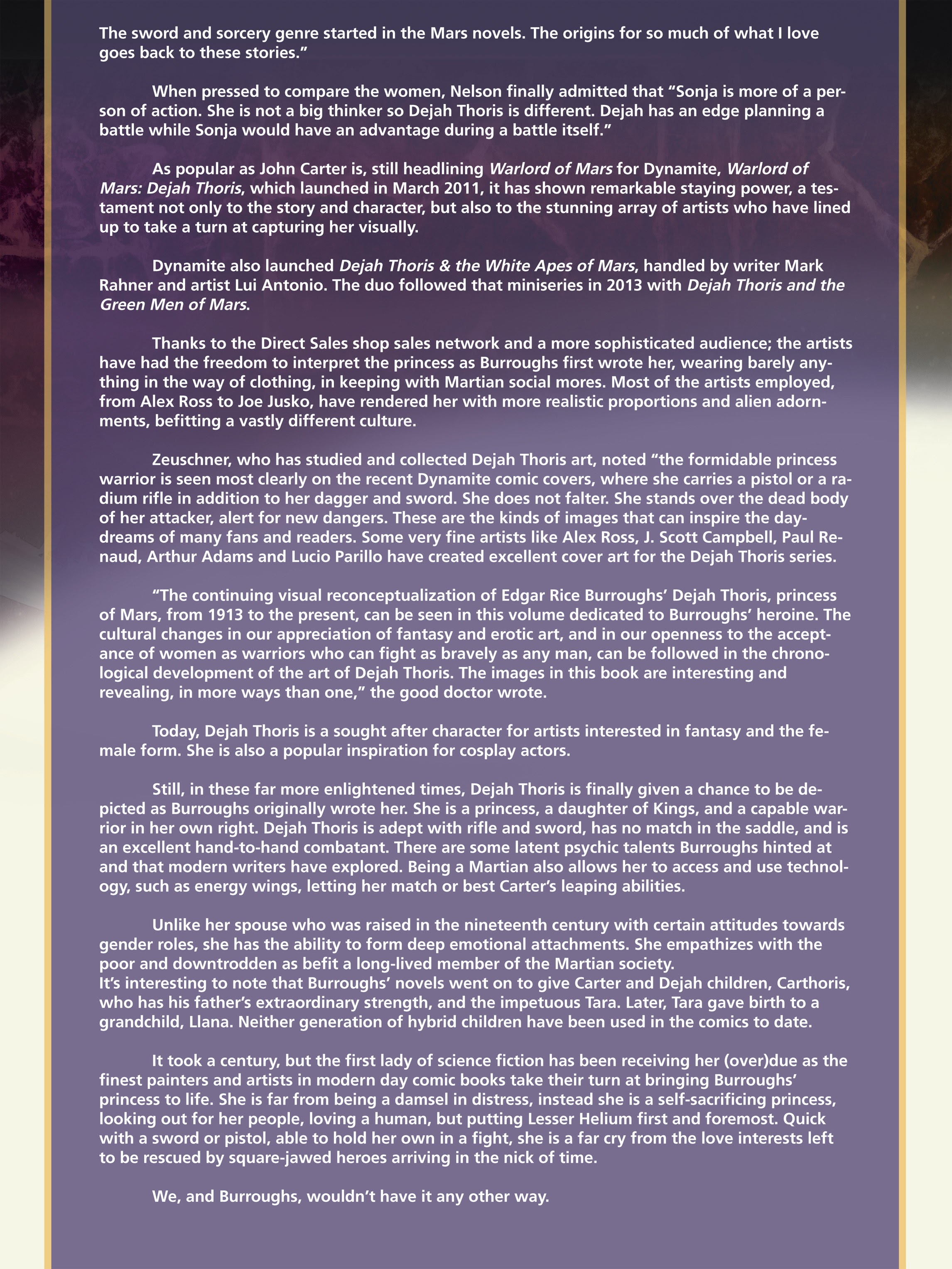 Read online The Art of Dejah Thoris and the Worlds of Mars comic -  Issue # TPB 1 (Part 1) - 13