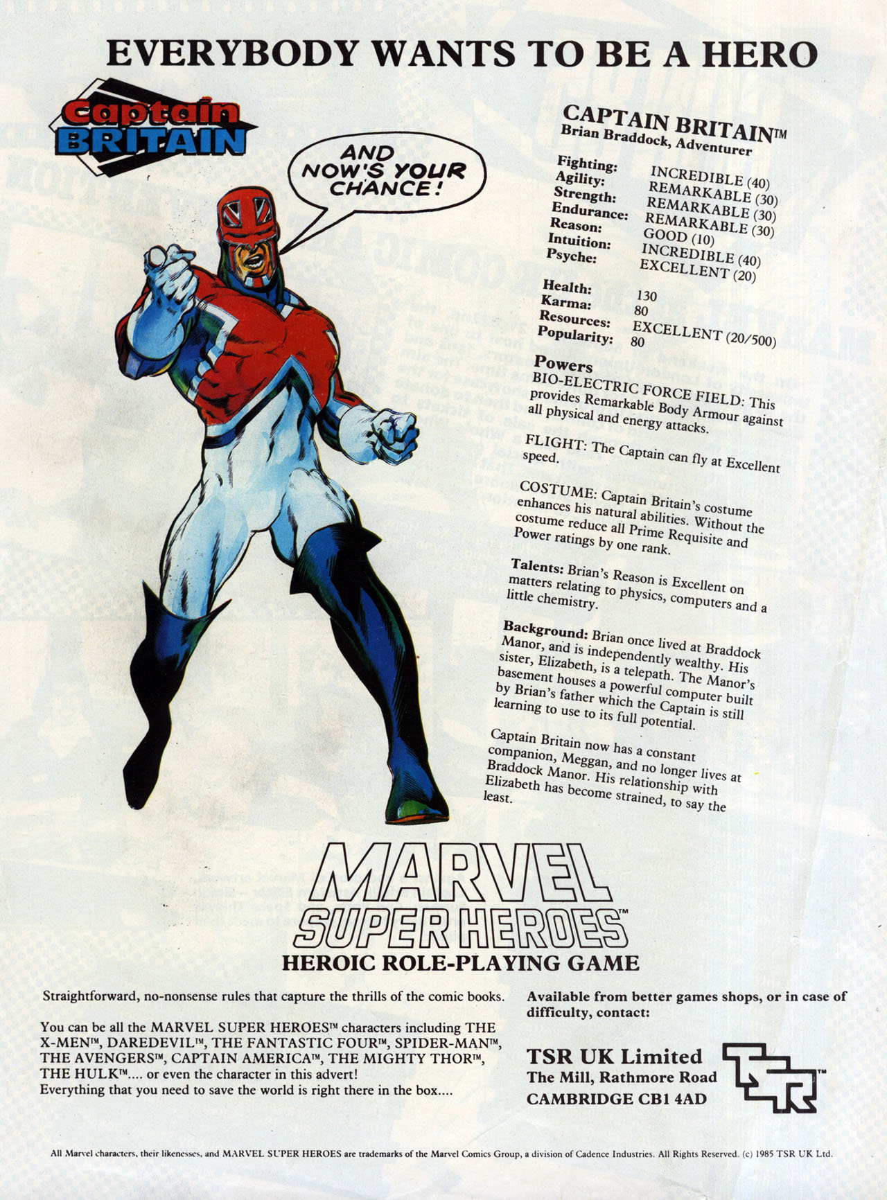 Read online Captain Britain (1985) comic -  Issue #13 - 35