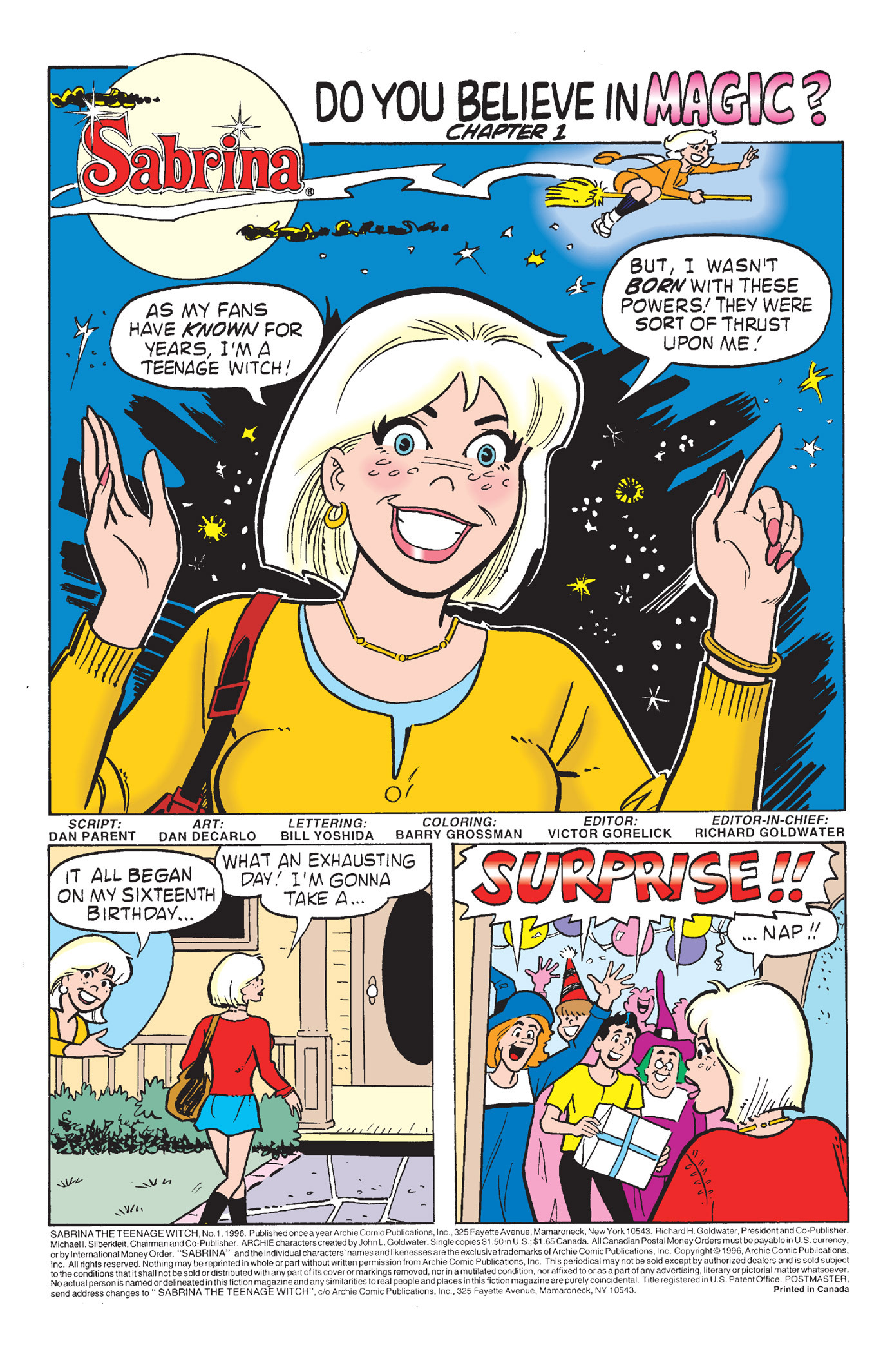 Read online Sabrina the Teenage Witch (1997) comic -  Issue #0 - 2