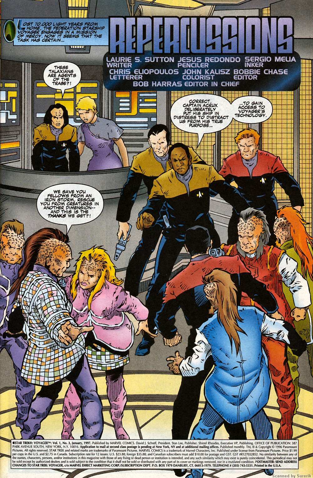 Read online Star Trek: Voyager comic -  Issue #3 - 2