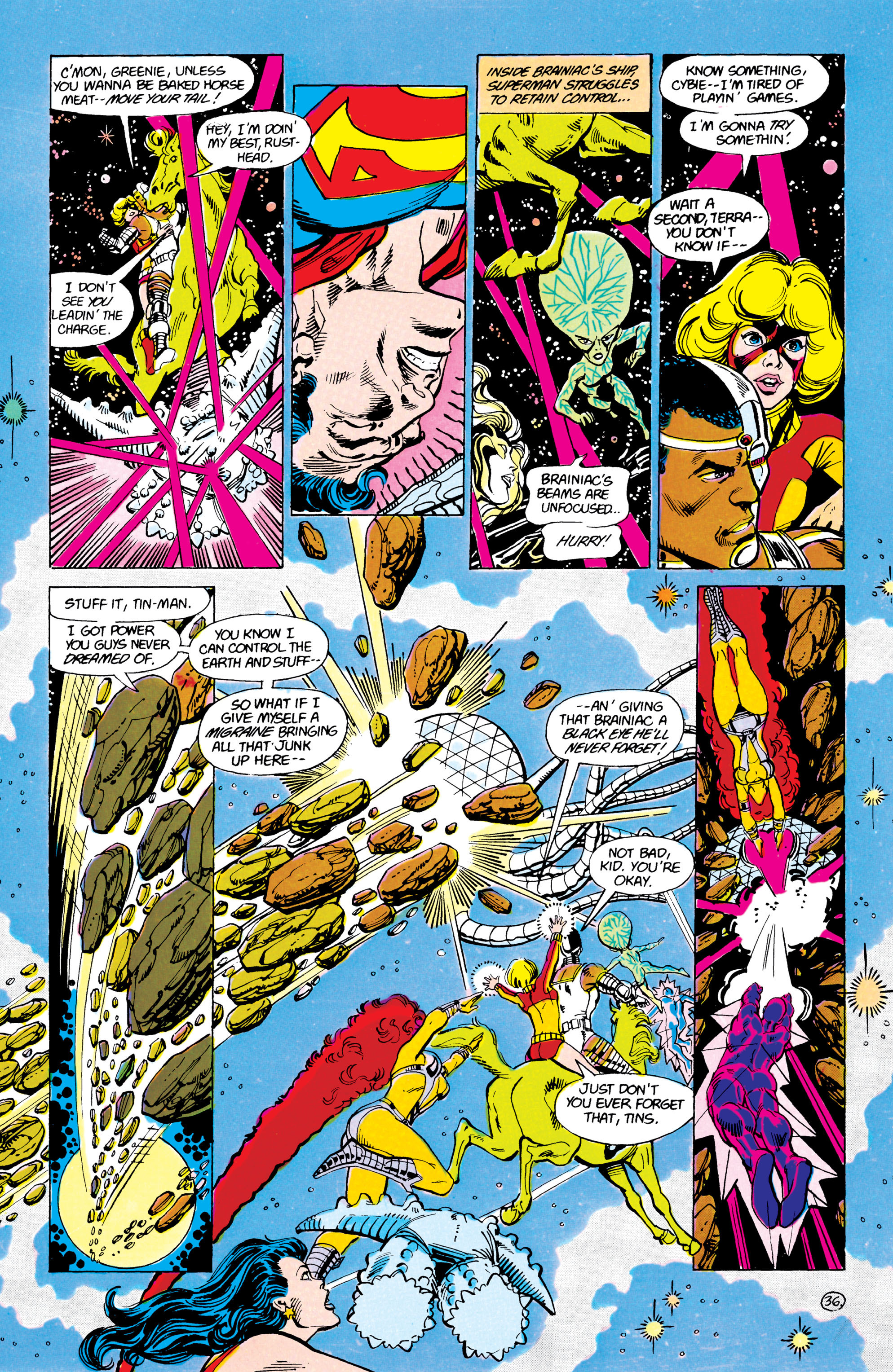 Read online The New Teen Titans (1984) comic -  Issue # _Annual 1 - 37