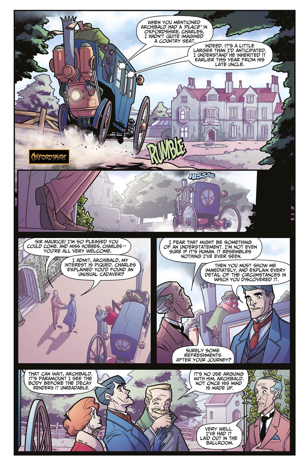 Newbury & Hobbes: The Undying issue 1 - Page 10