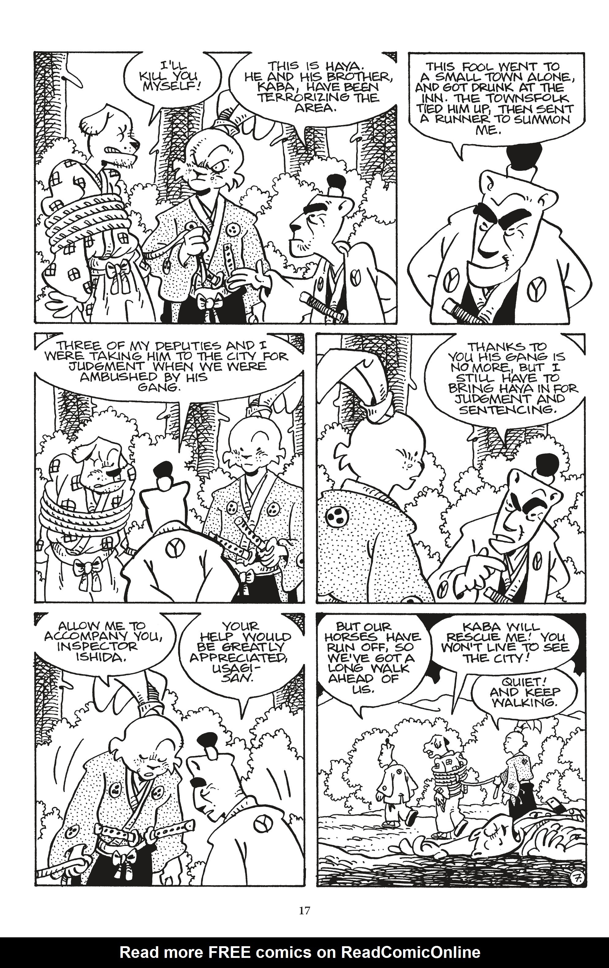 Read online The Usagi Yojimbo Saga comic -  Issue # TPB 8 (Part 1) - 17