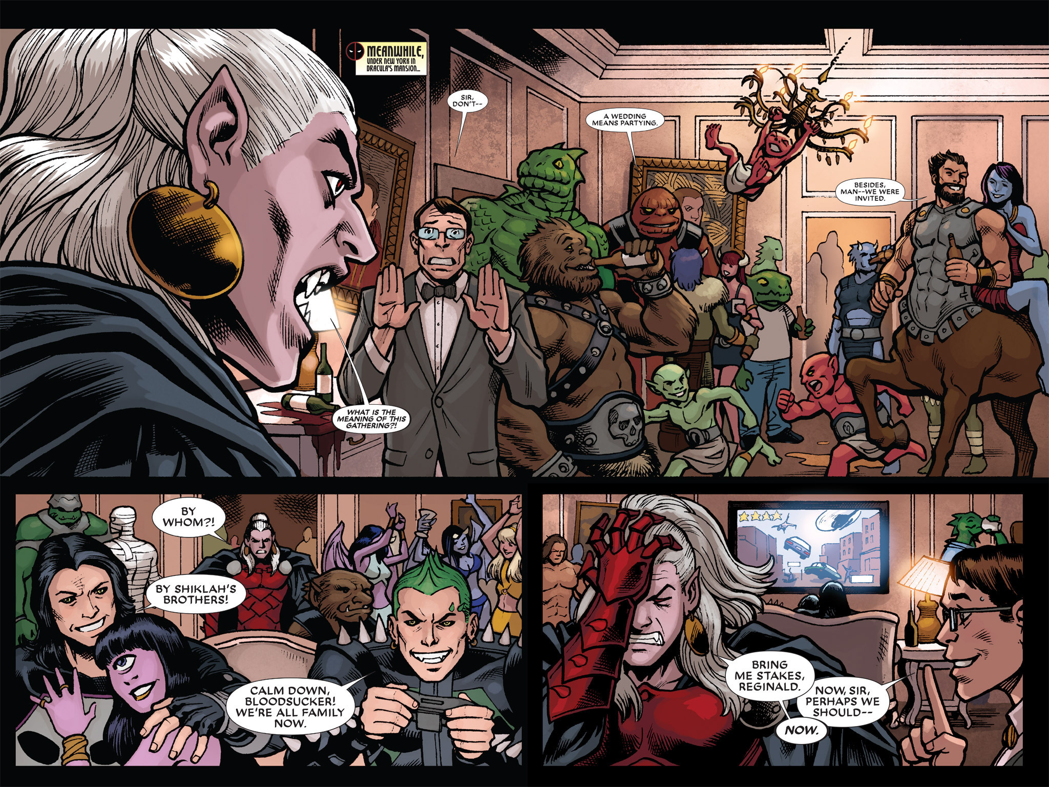 Read online Deadpool: Dracula's Gauntlet comic -  Issue # Part 5 - 13