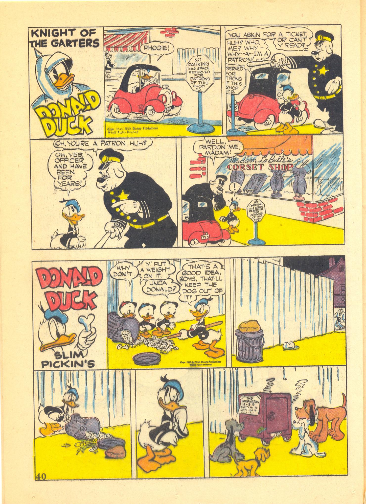 Read online Walt Disney's Comics and Stories comic -  Issue #40 - 42