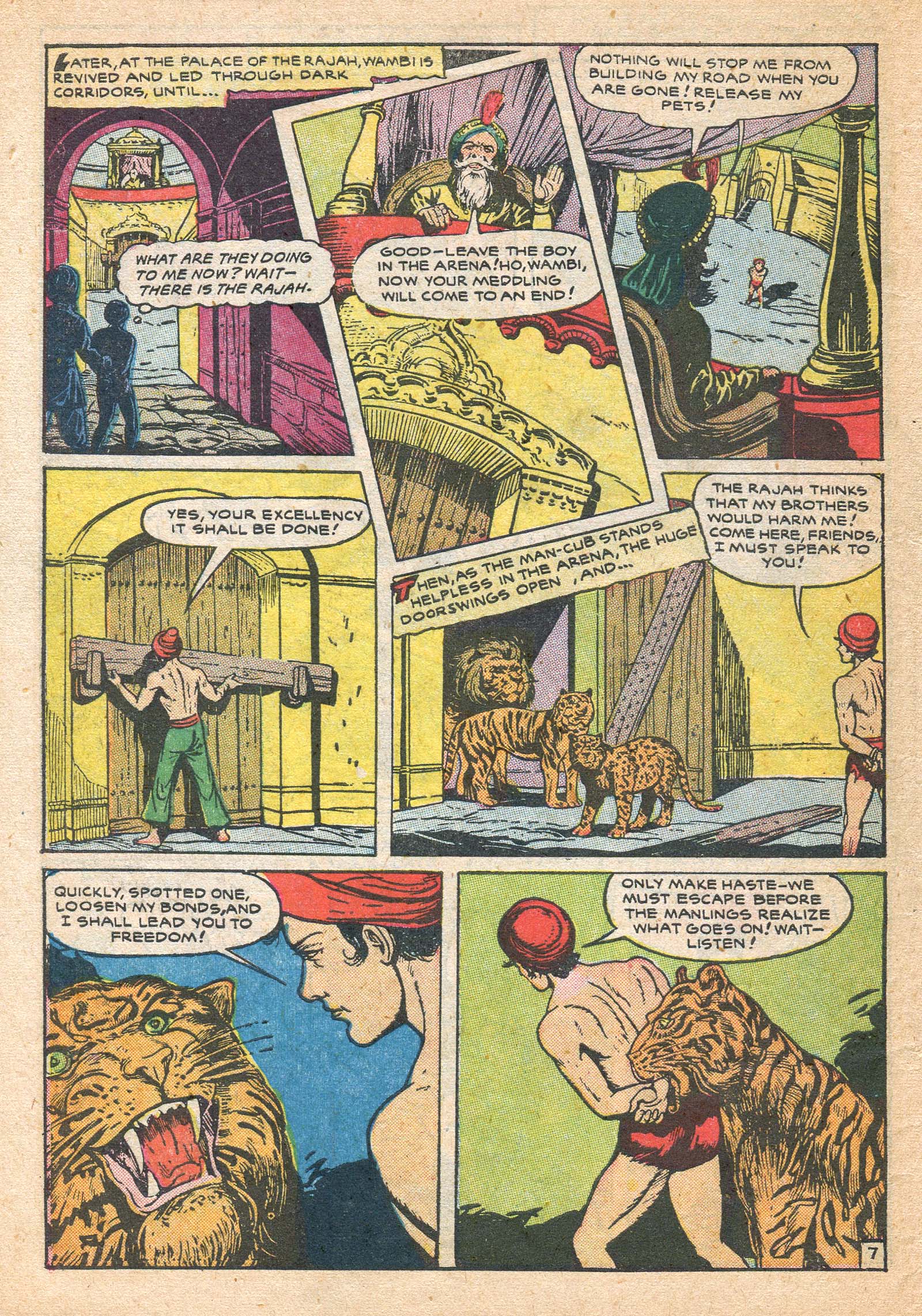 Read online Wambi Jungle Boy comic -  Issue #7 - 46