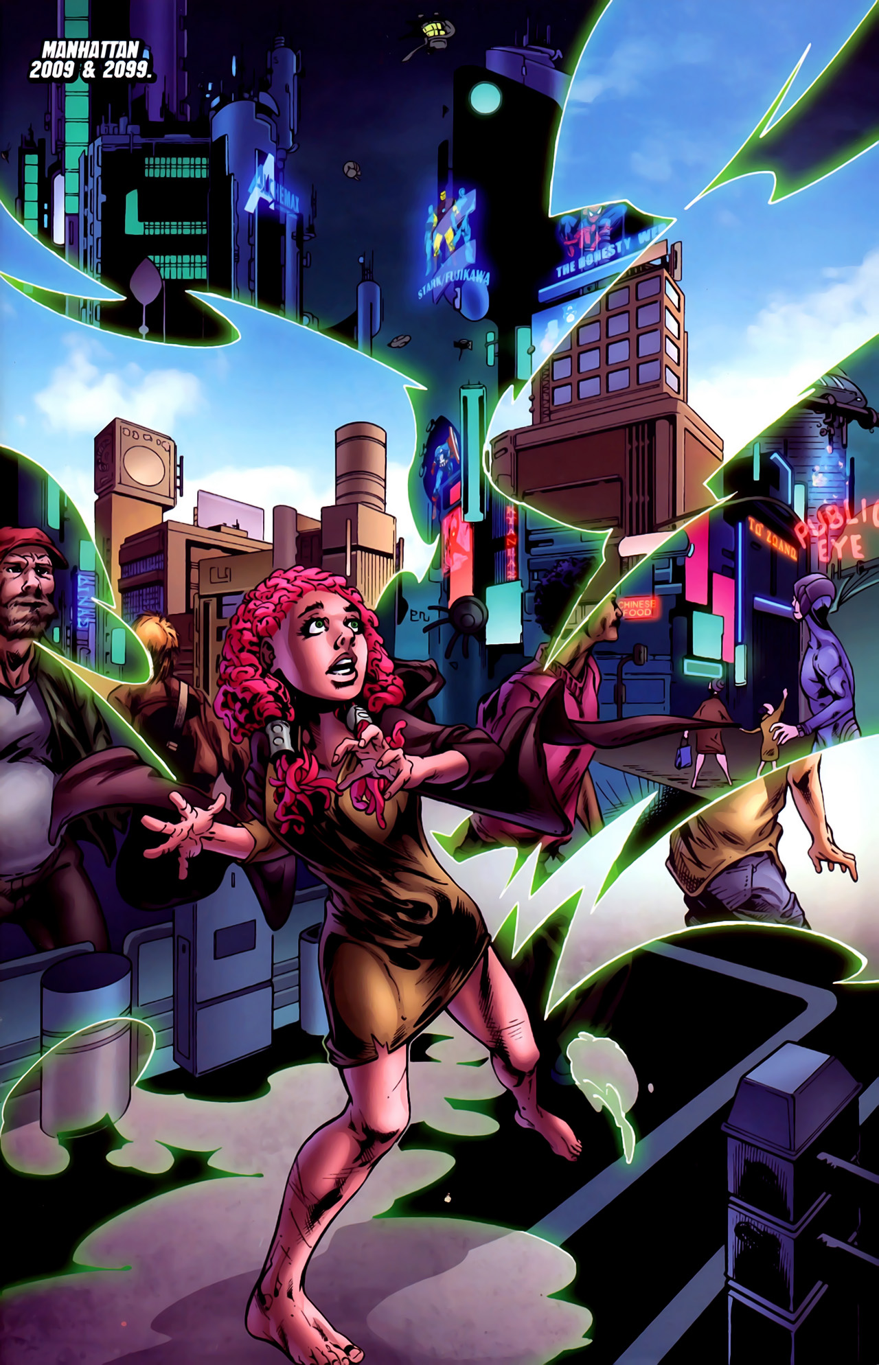 Read online Timestorm 2009/2099 comic -  Issue #3 - 22