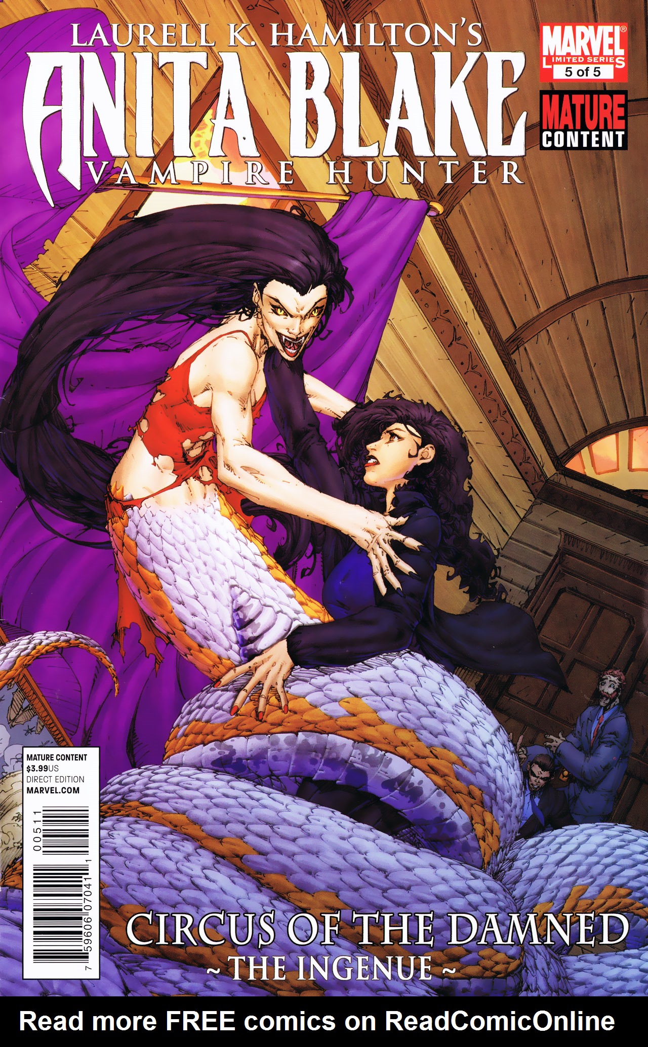 Read online Anita Blake, Vampire Hunter: Circus of the Damned - The Ingenue comic -  Issue #5 - 1