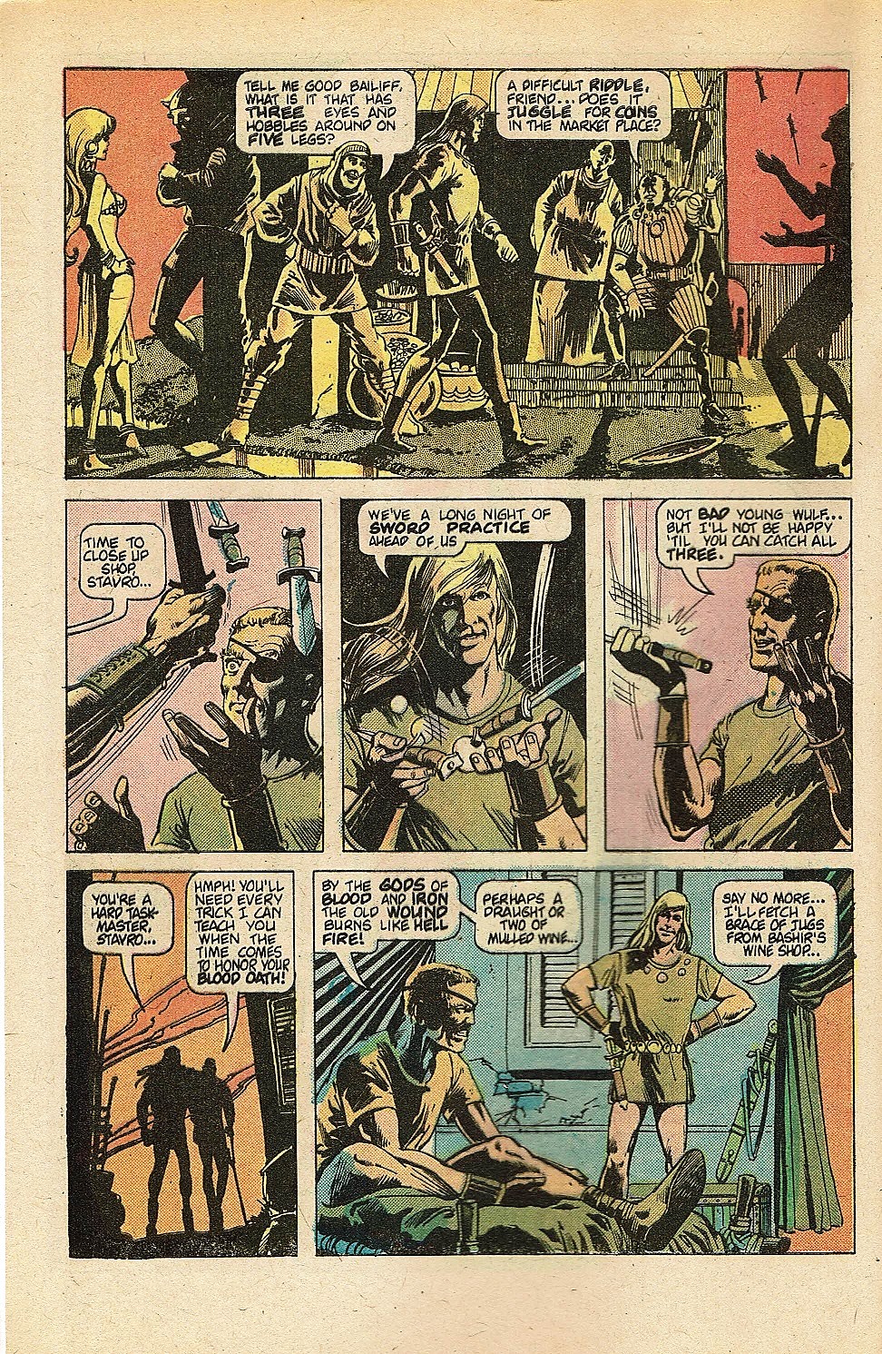 Read online Wulf the Barbarian comic -  Issue #1 - 4
