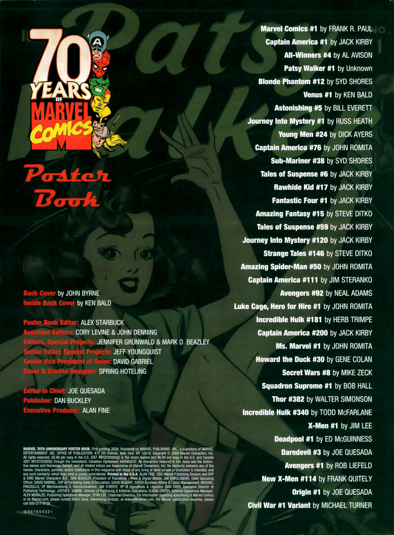 Read online Marvel 70th Anniversary Poster Book comic -  Issue # Full - 2