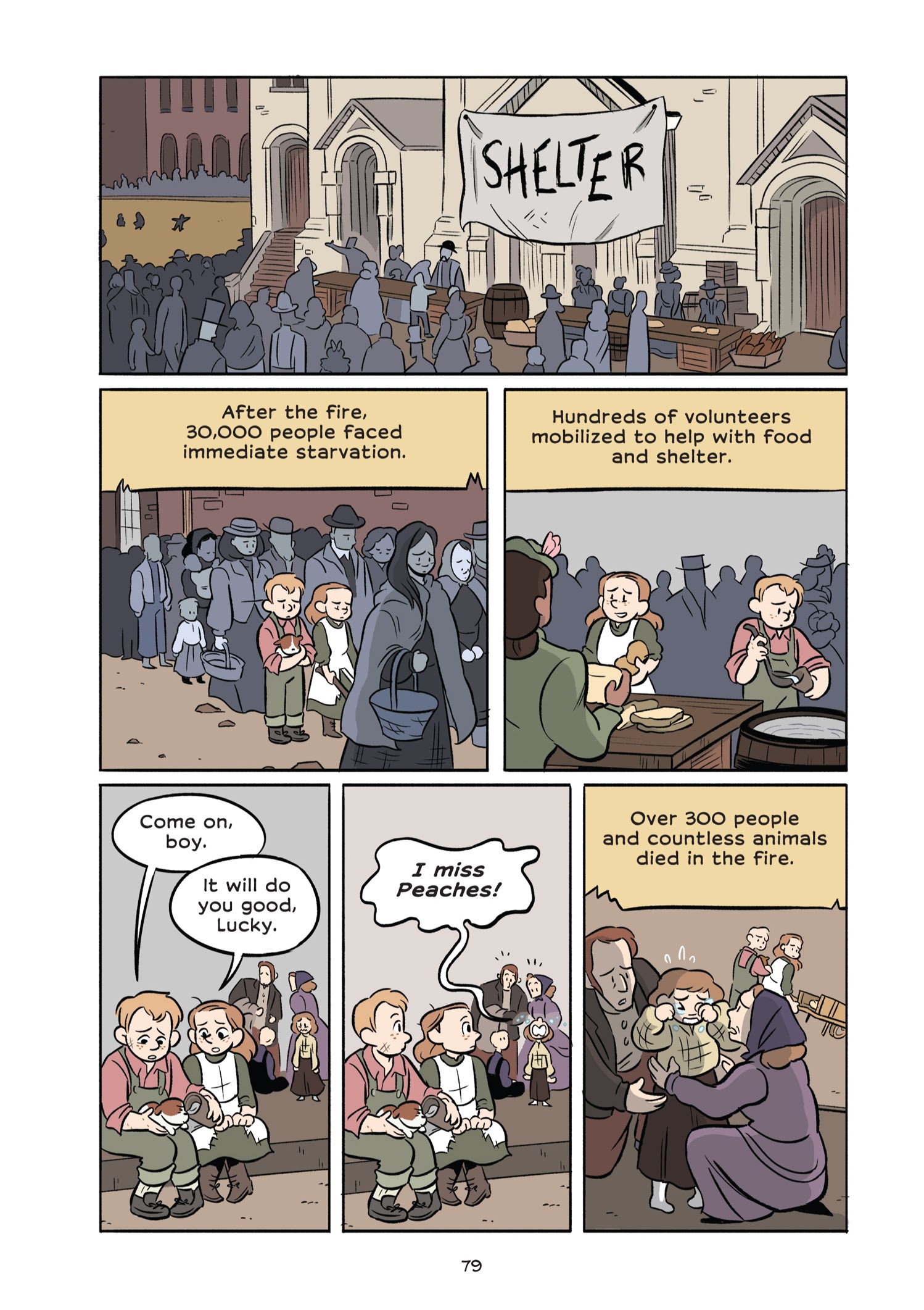 Read online History Comics comic -  Issue # The Great Chicago Fire: Rising From the Ashes - 88