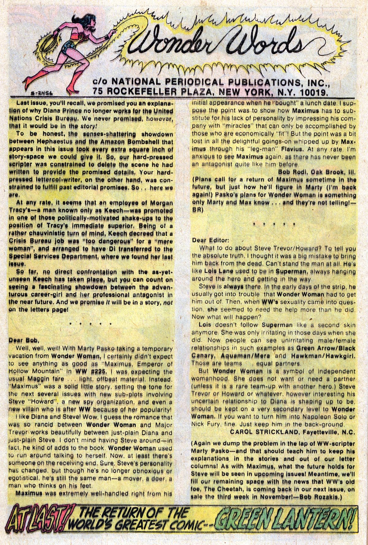 Read online Wonder Woman (1942) comic -  Issue #227 - 19
