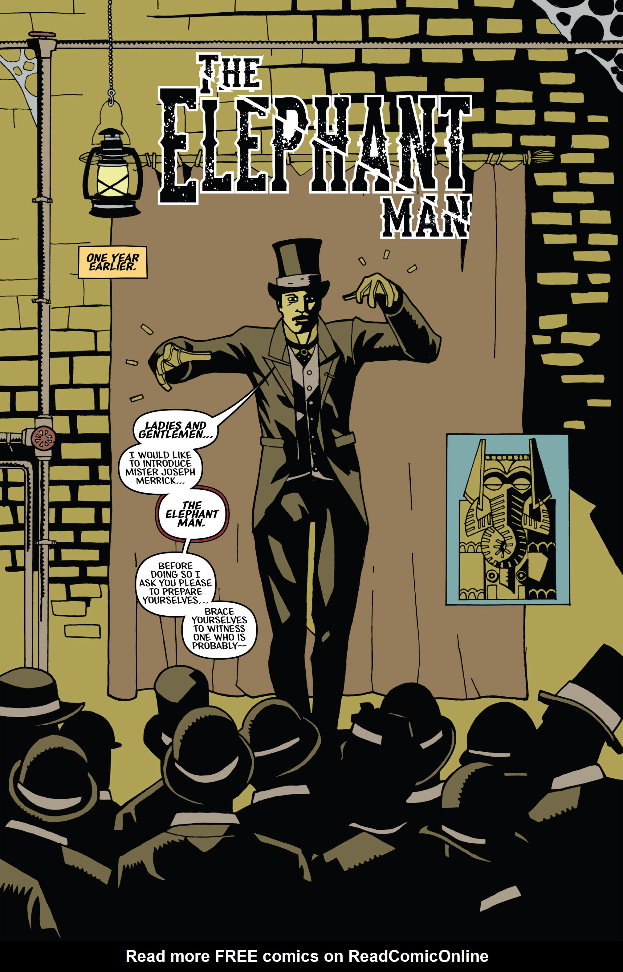 Read online Merrick: The Sensational Elephantman comic -  Issue #1 - 6