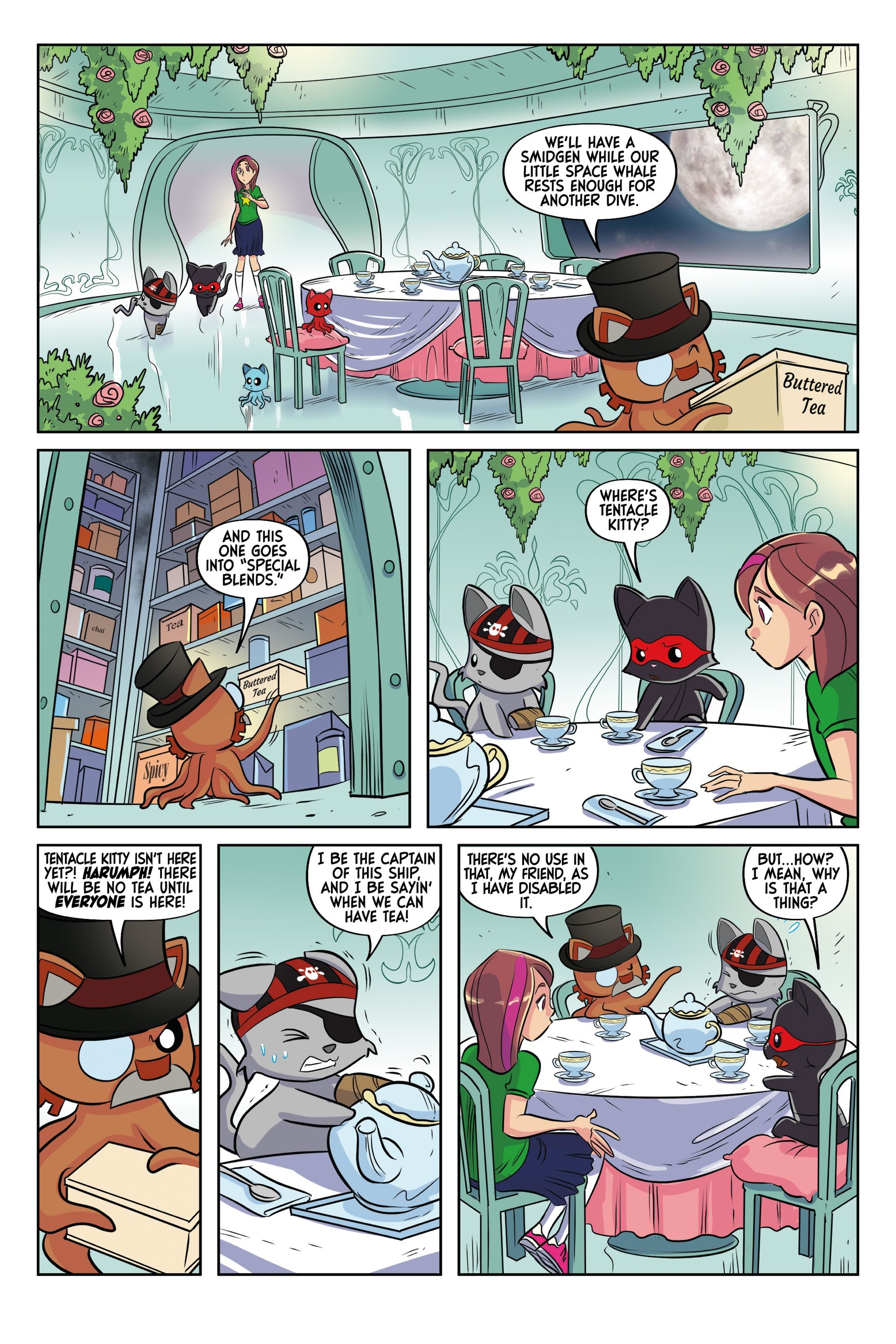 Read online Tentacle Kitty: Tales Around the Teacup comic -  Issue # TPB - 9