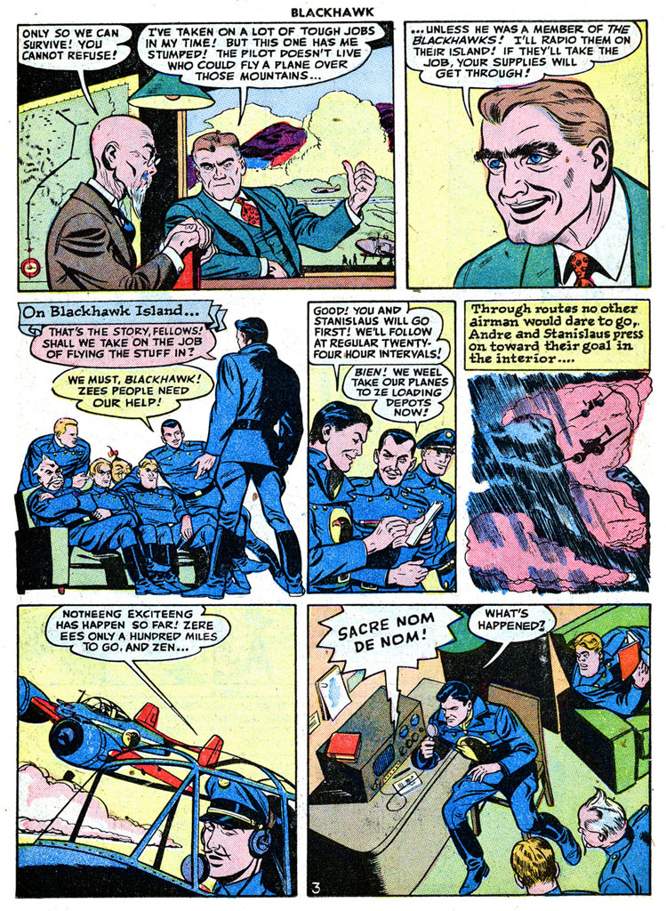 Read online Blackhawk (1957) comic -  Issue #15 - 17