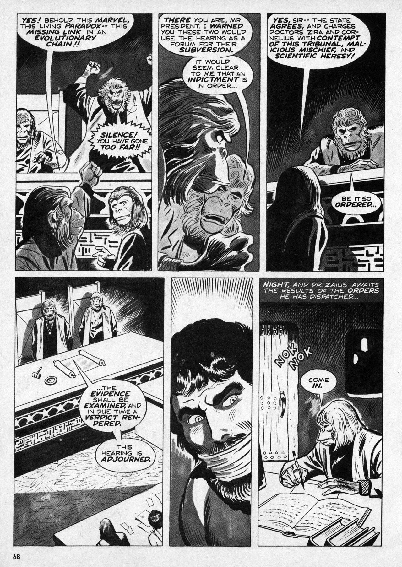 Read online Planet of the Apes comic -  Issue #4 - 62