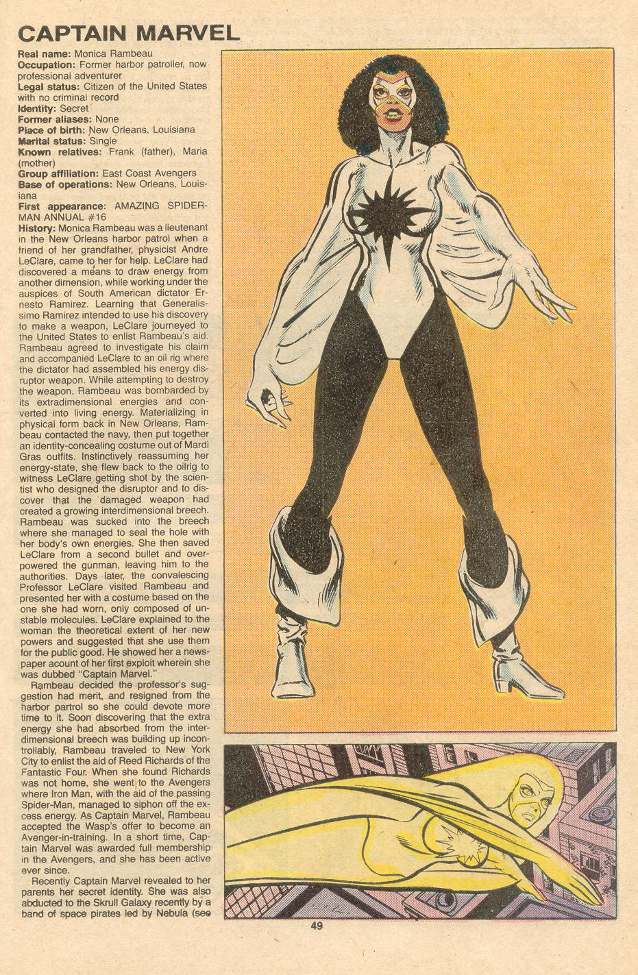Read online The Official Handbook of the Marvel Universe Deluxe Edition comic -  Issue #2 - 51