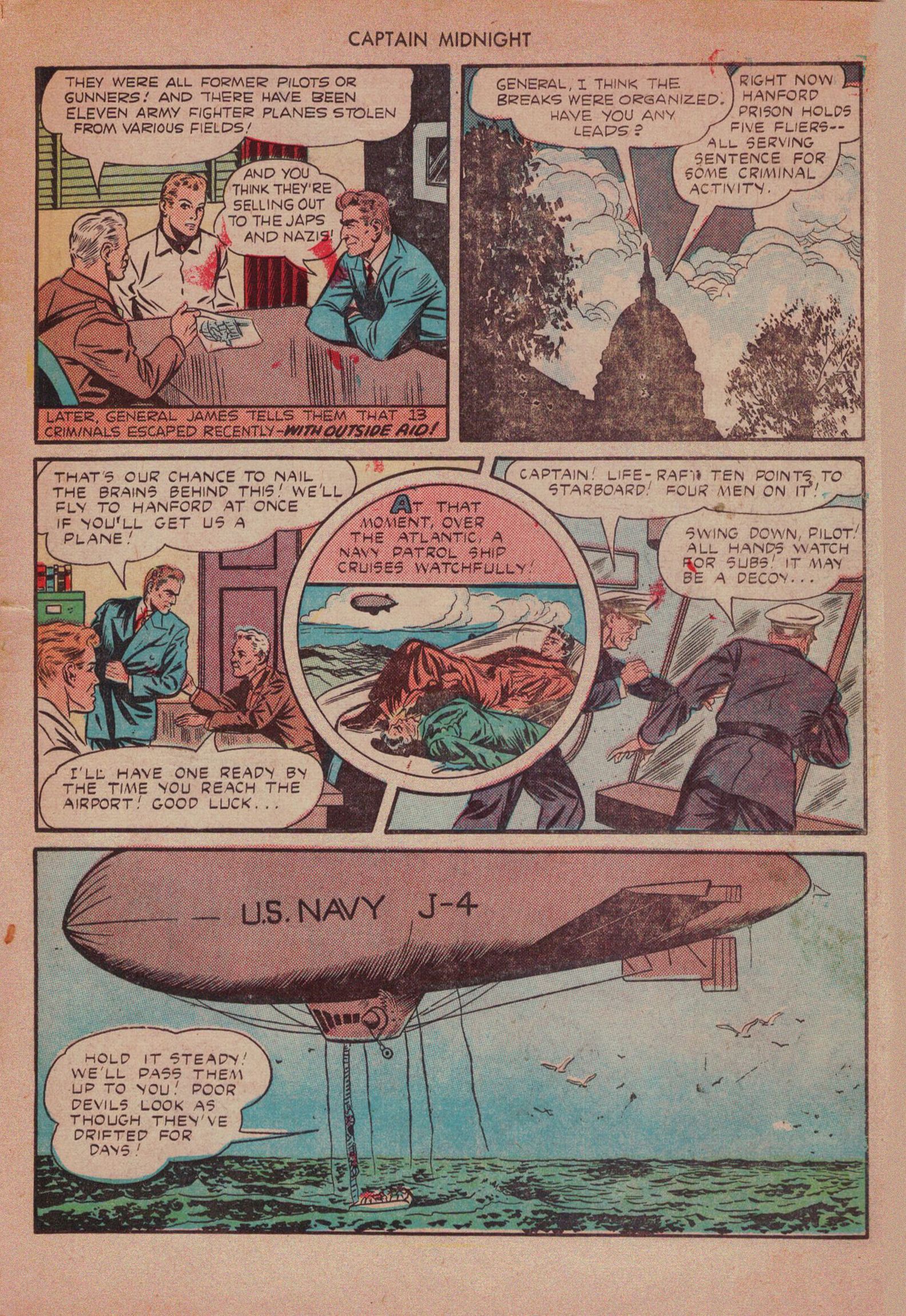 Read online Captain Midnight (1942) comic -  Issue #15 - 39