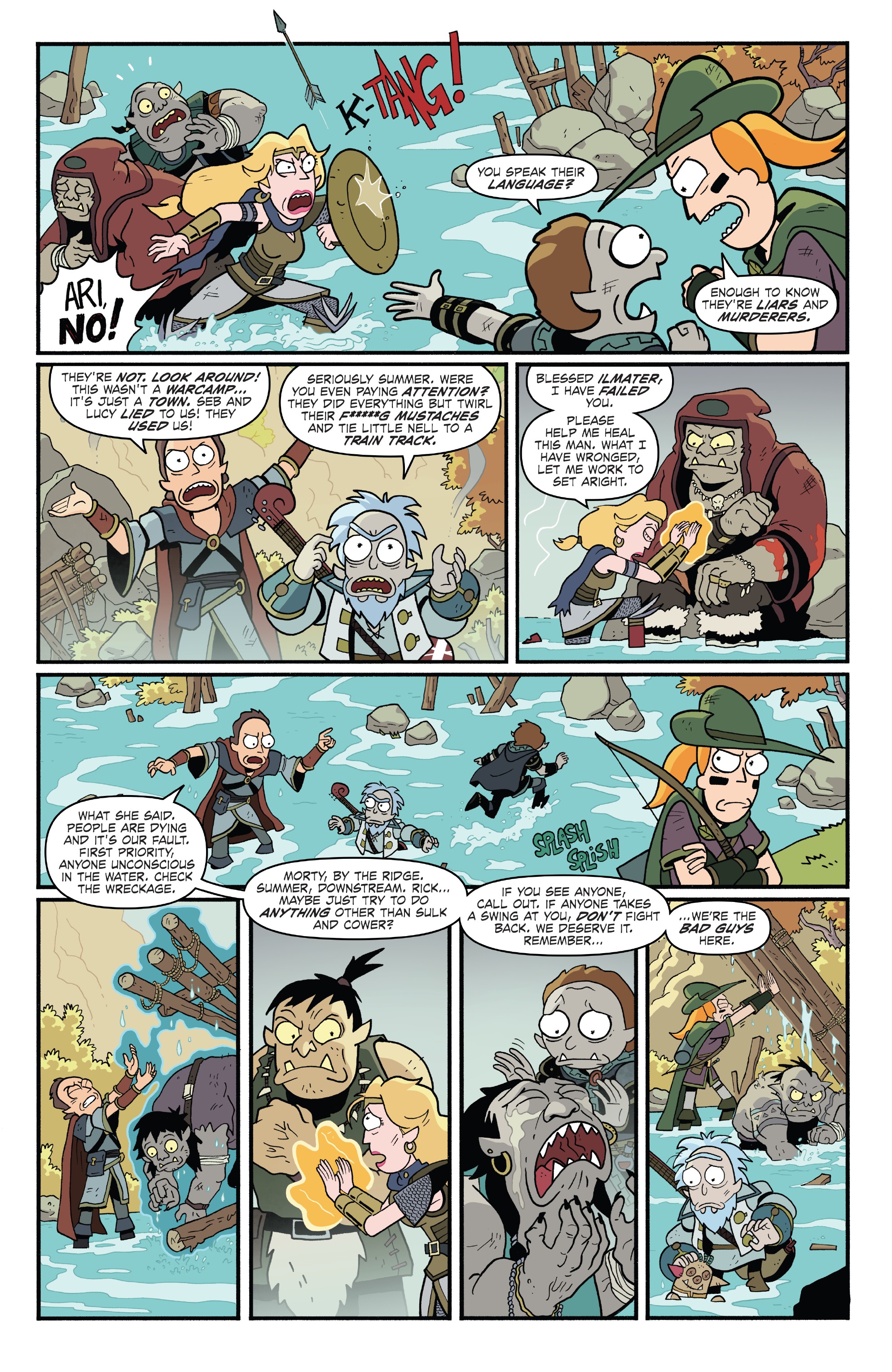 Read online Rick and Morty vs Dungeons & Dragons comic -  Issue #4 - 4