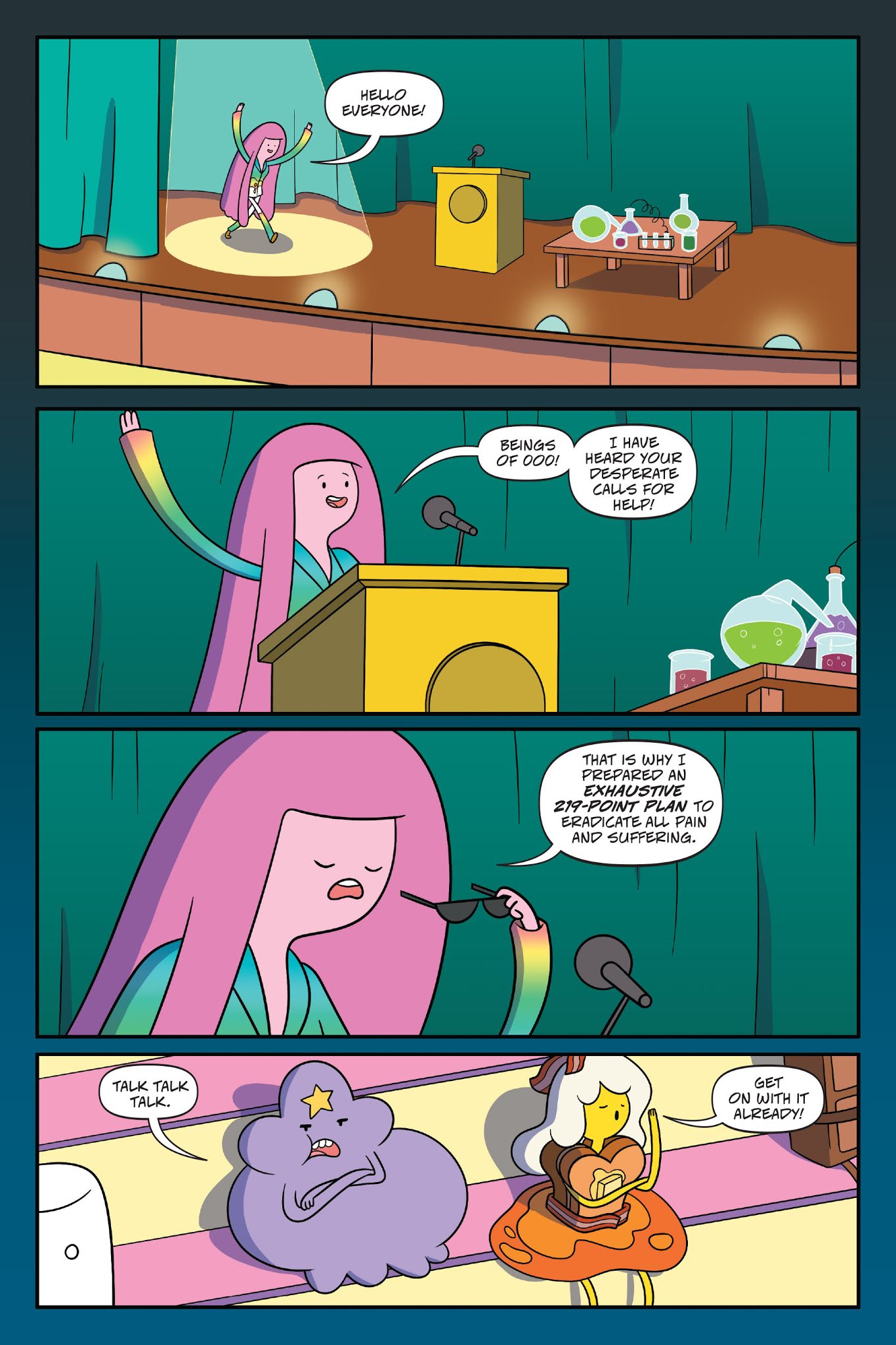 Read online Adventure Time: President Bubblegum comic -  Issue # TPB - 113