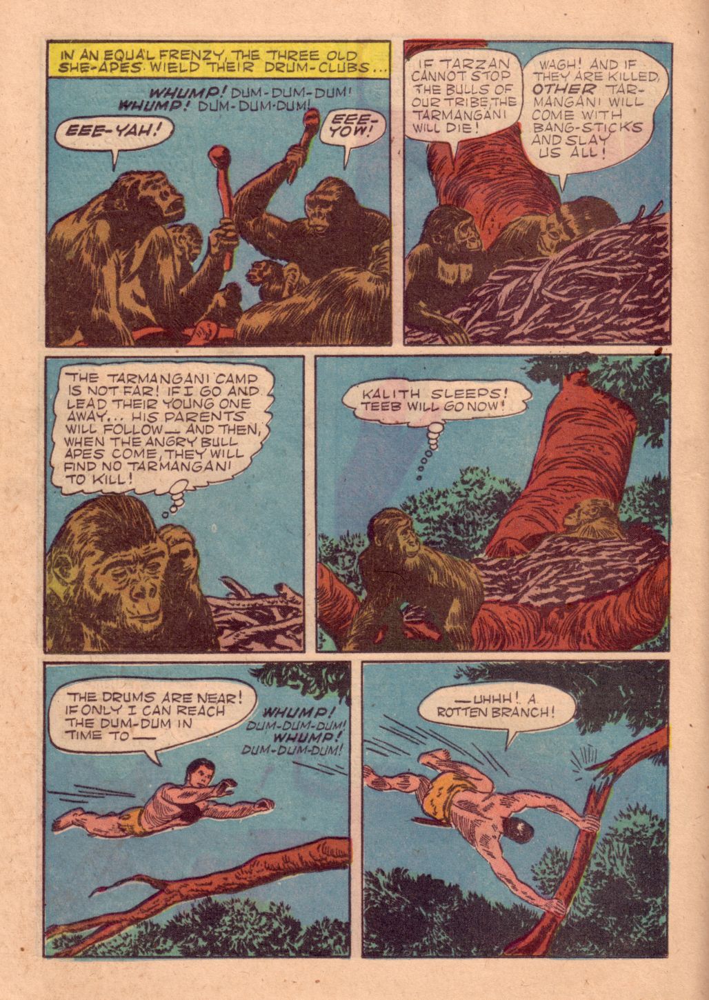 Read online Tarzan (1948) comic -  Issue #27 - 12