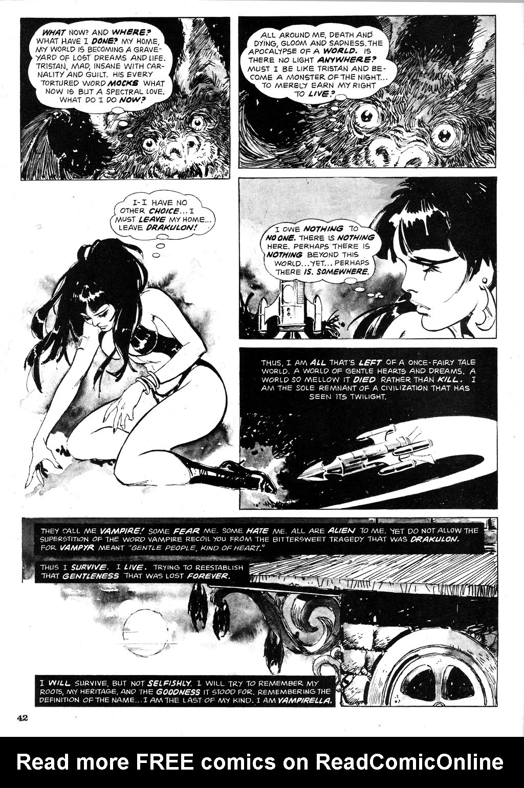 Read online Vampirella (1969) comic -  Issue #100 - 42