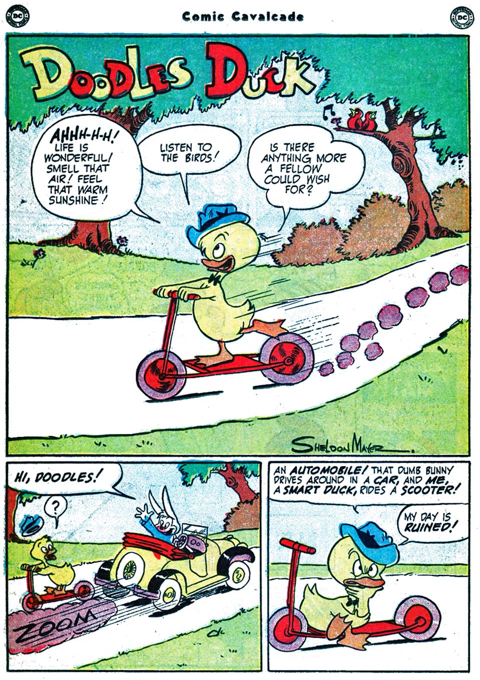 Read online Comic Cavalcade comic -  Issue #42 - 44