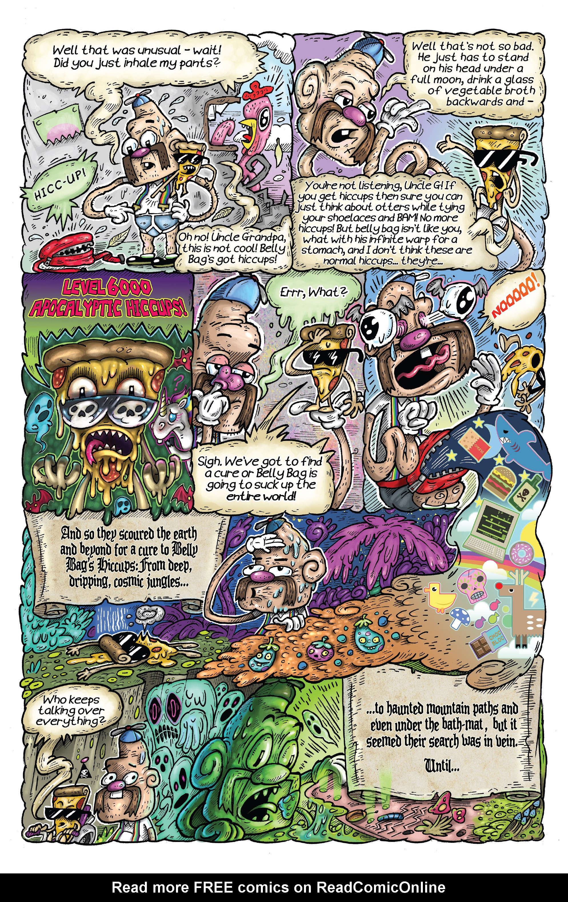 Read online Uncle Grandpa: Pizza Steve Special comic -  Issue # Full - 29