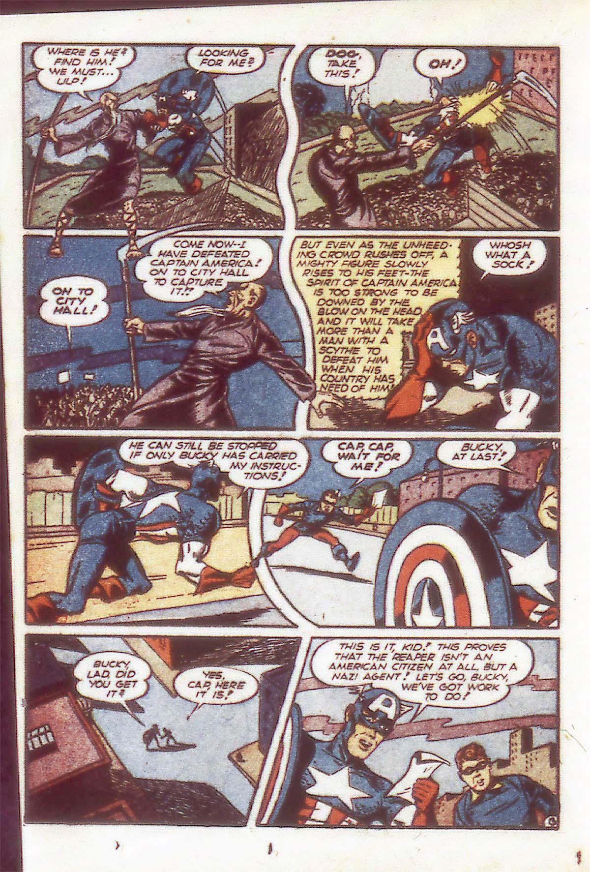 Read online Captain America Comics comic -  Issue #22 - 36