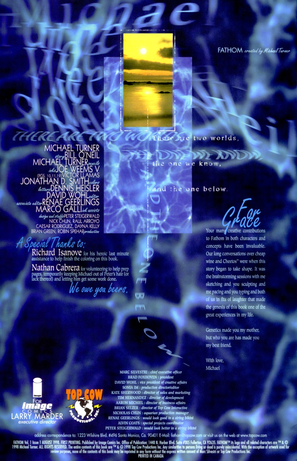 Read online Fathom (1998) comic -  Issue #1 - 2