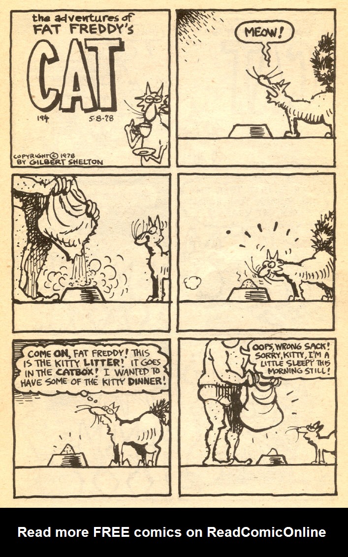 Read online Adventures of Fat Freddy's Cat comic -  Issue #4 - 45