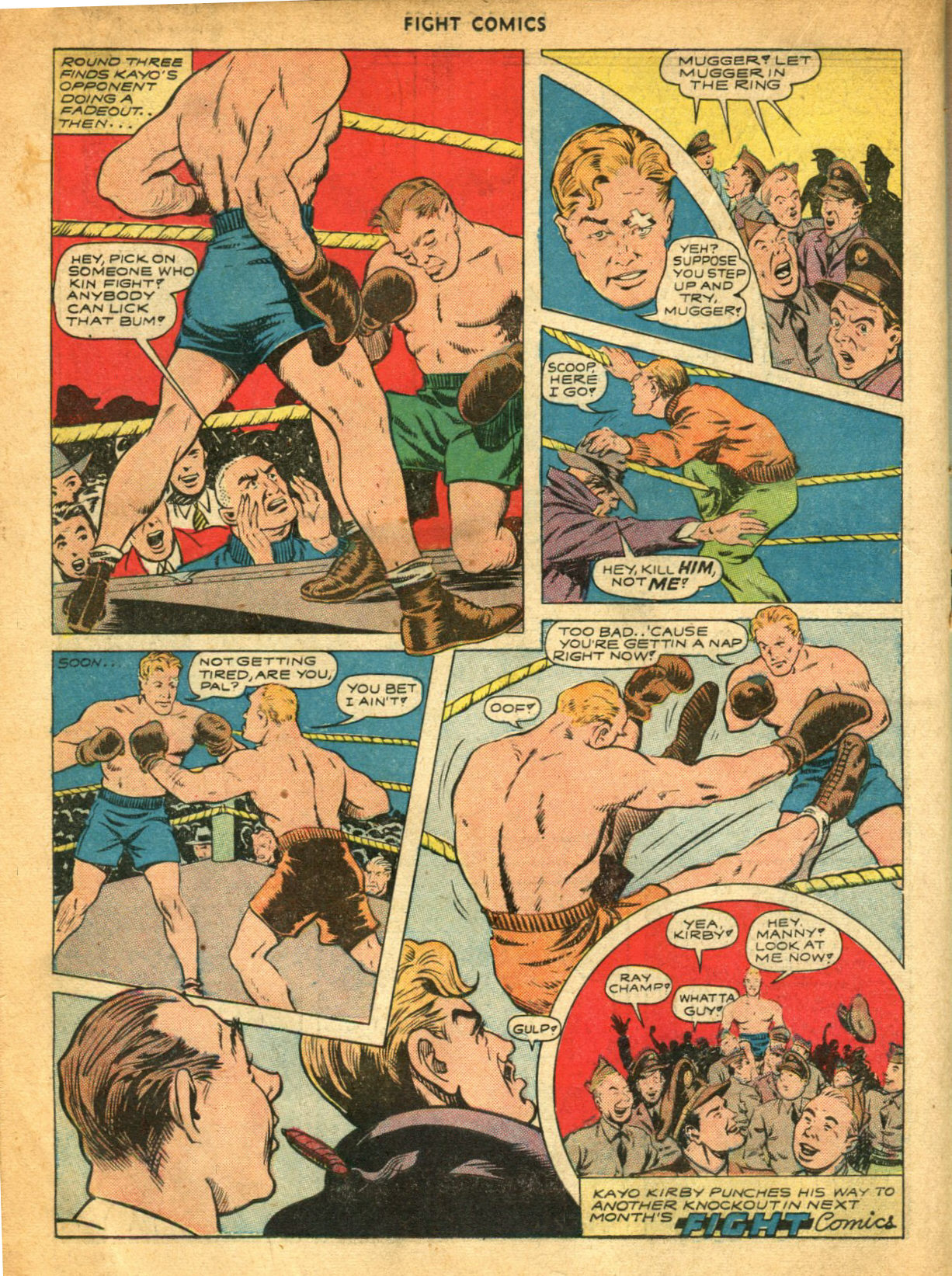 Read online Fight Comics comic -  Issue #28 - 34