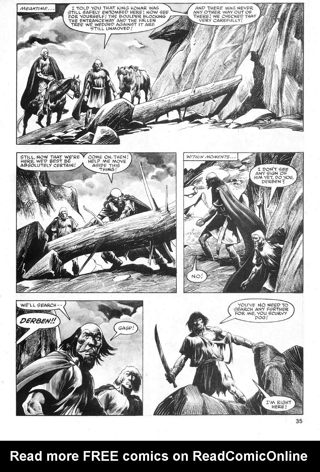 Read online The Savage Sword Of Conan comic -  Issue #93 - 35