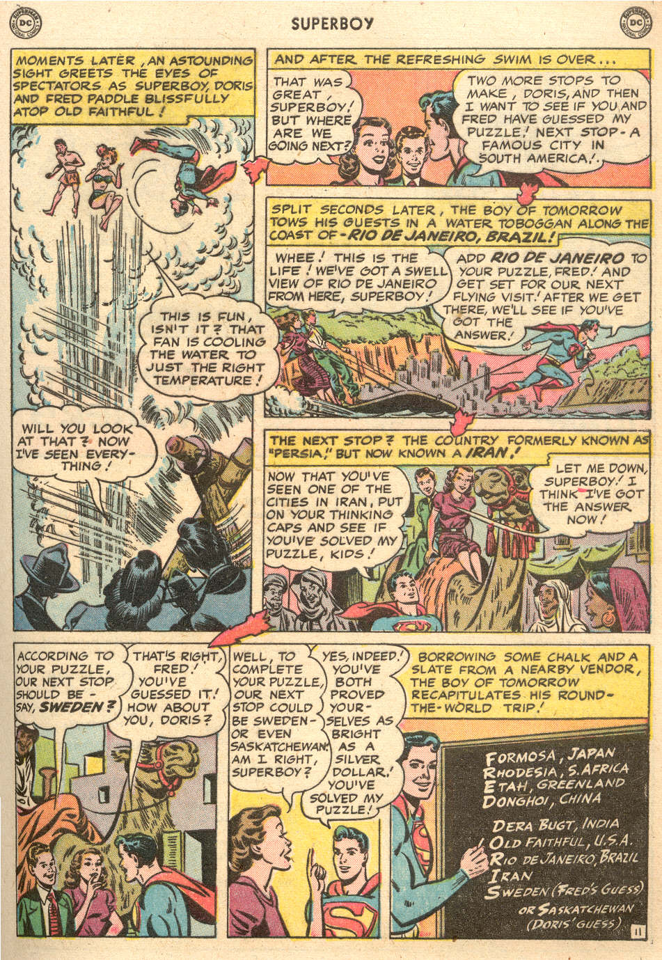 Read online Superboy (1949) comic -  Issue #7 - 12