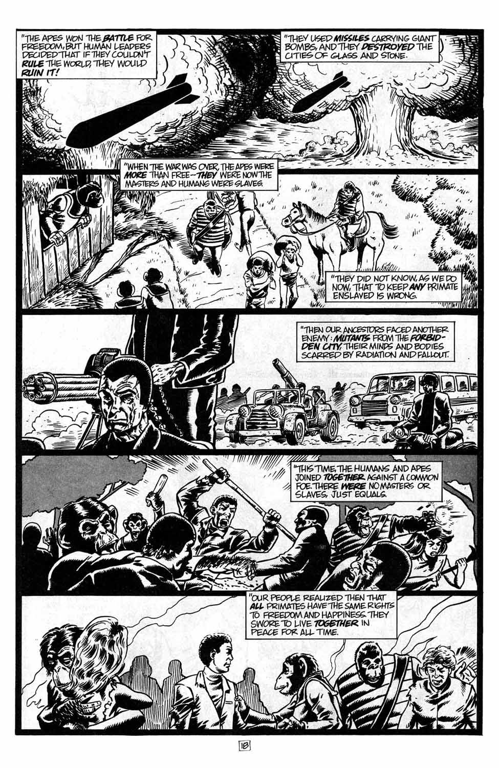 Read online Planet of the Apes: The Forbidden Zone comic -  Issue #1 - 20