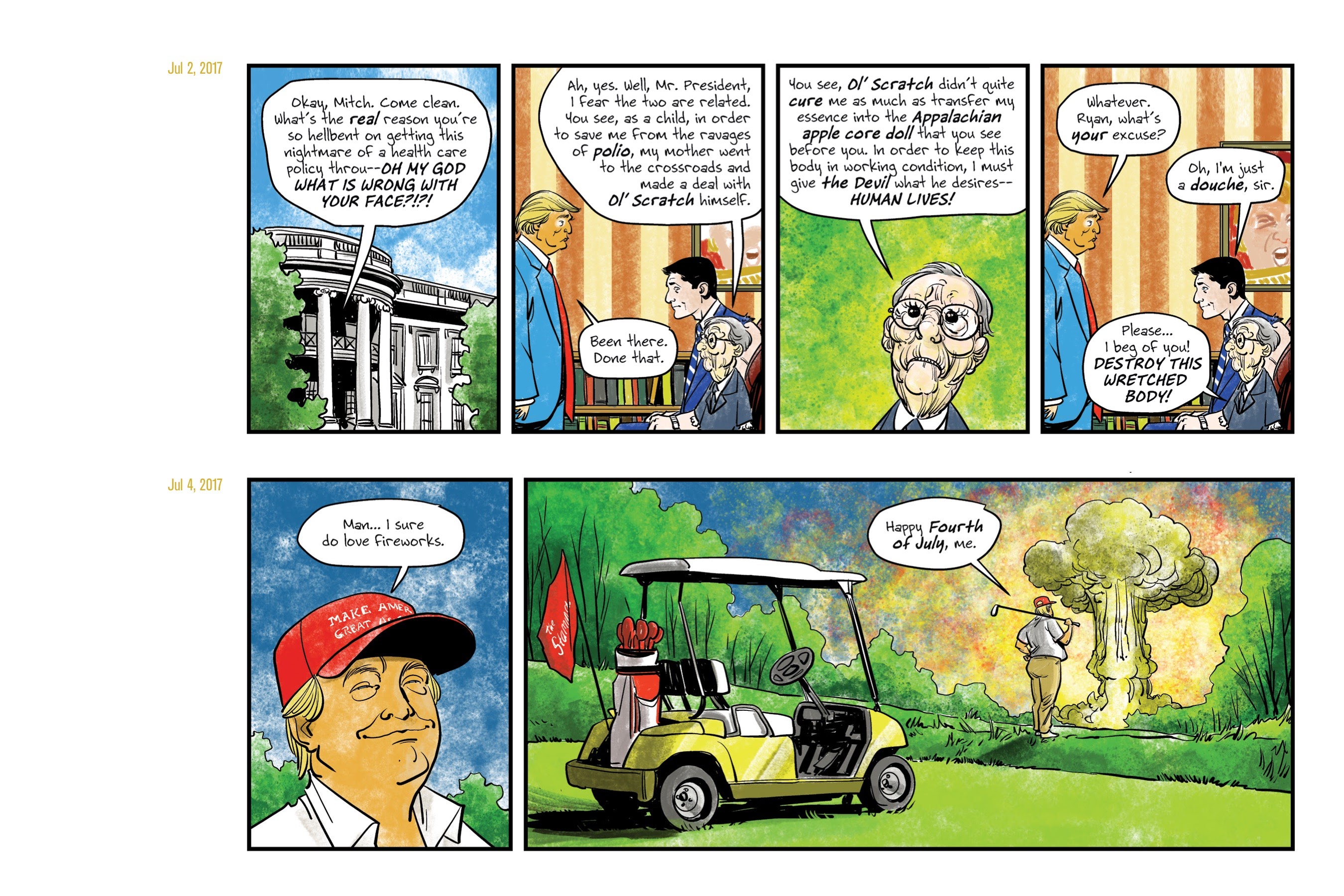 Read online Lil' Donnie: Executive Privilege comic -  Issue # TPB - 40