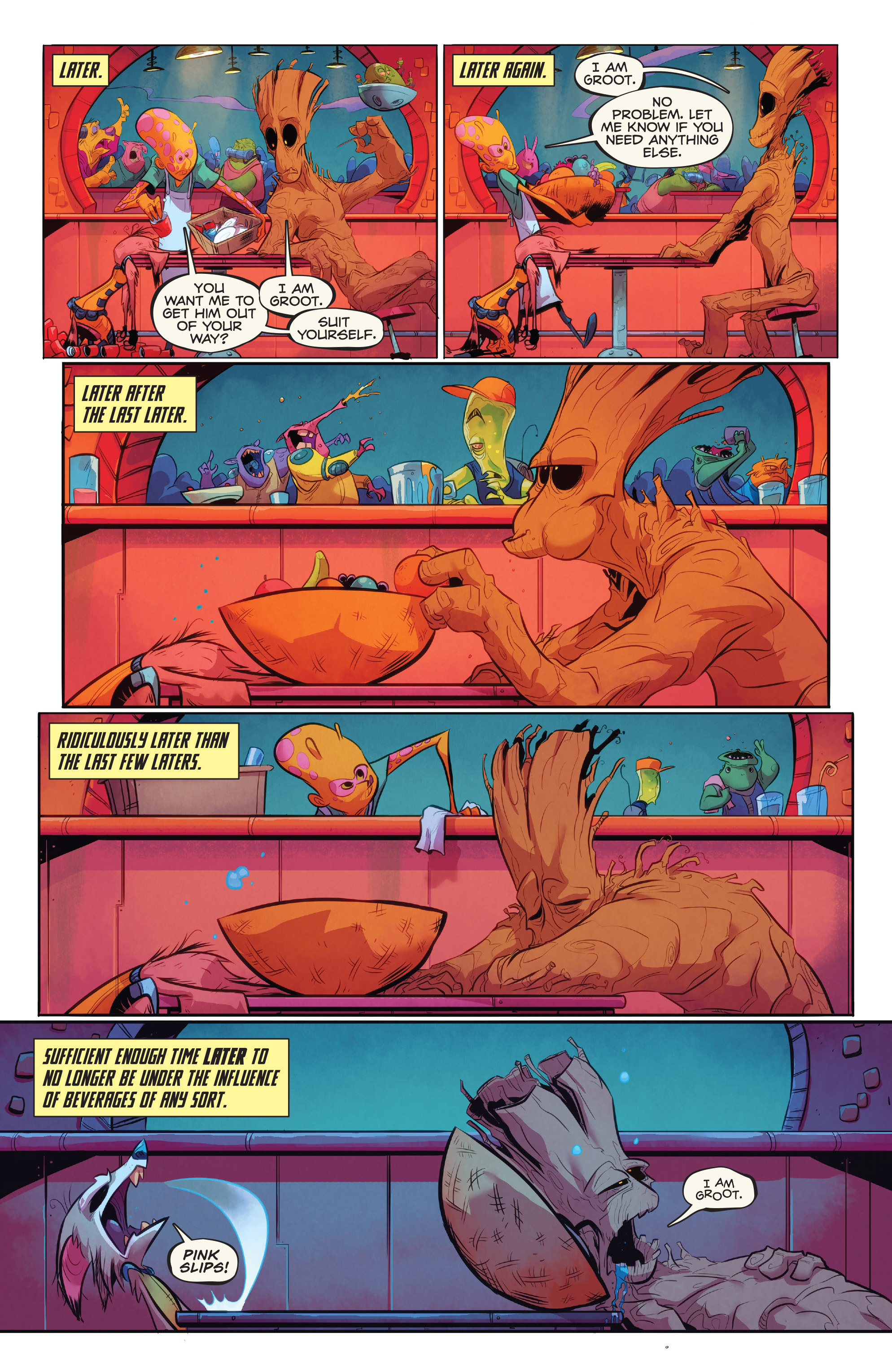 Read online Rocket Raccoon & Groot comic -  Issue #6 - 9