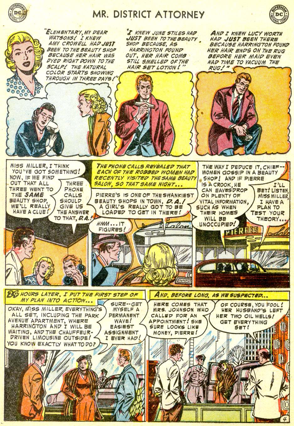 Read online Mr. District Attorney comic -  Issue #39 - 16