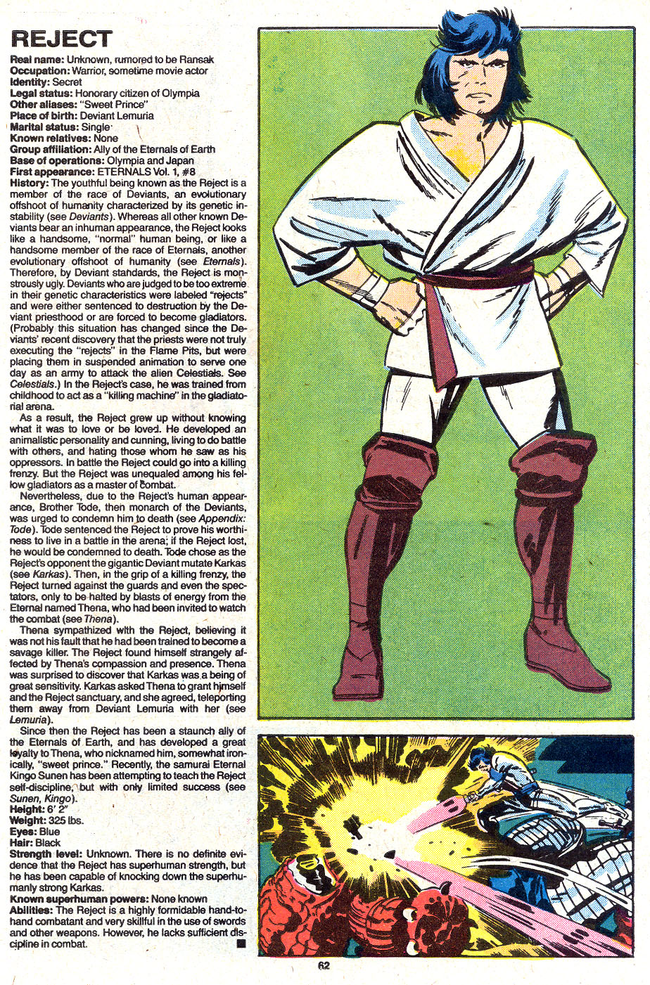 Read online The Official Handbook of the Marvel Universe Deluxe Edition comic -  Issue #10 - 71