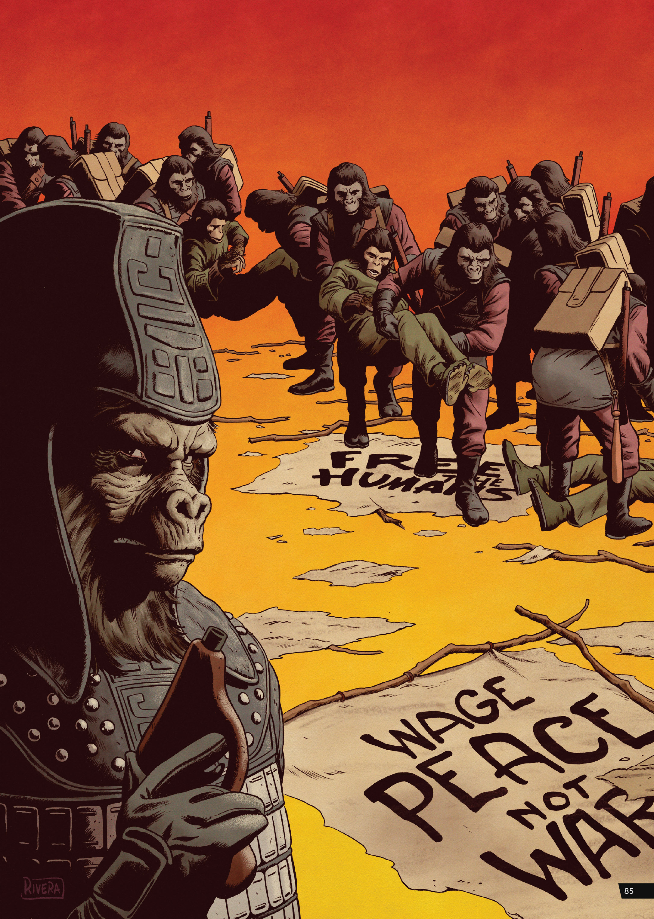 Read online Planet of the Apes Artist Tribute comic -  Issue # TPB - 85