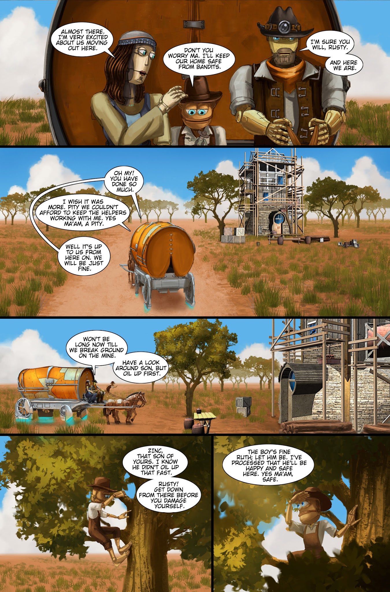 Read online Robot Western comic -  Issue #1 - 24