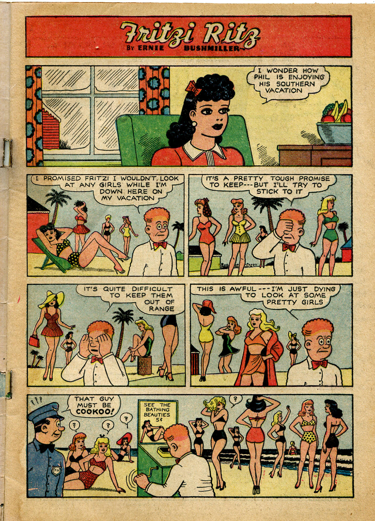 Read online Fritzi Ritz (1953) comic -  Issue #40 - 3