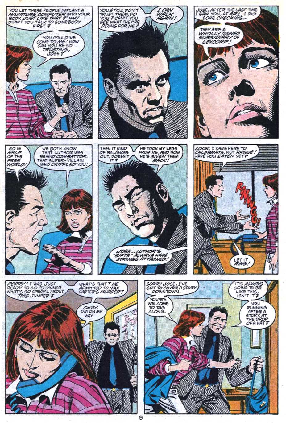 Read online Adventures of Superman (1987) comic -  Issue #448 - 10